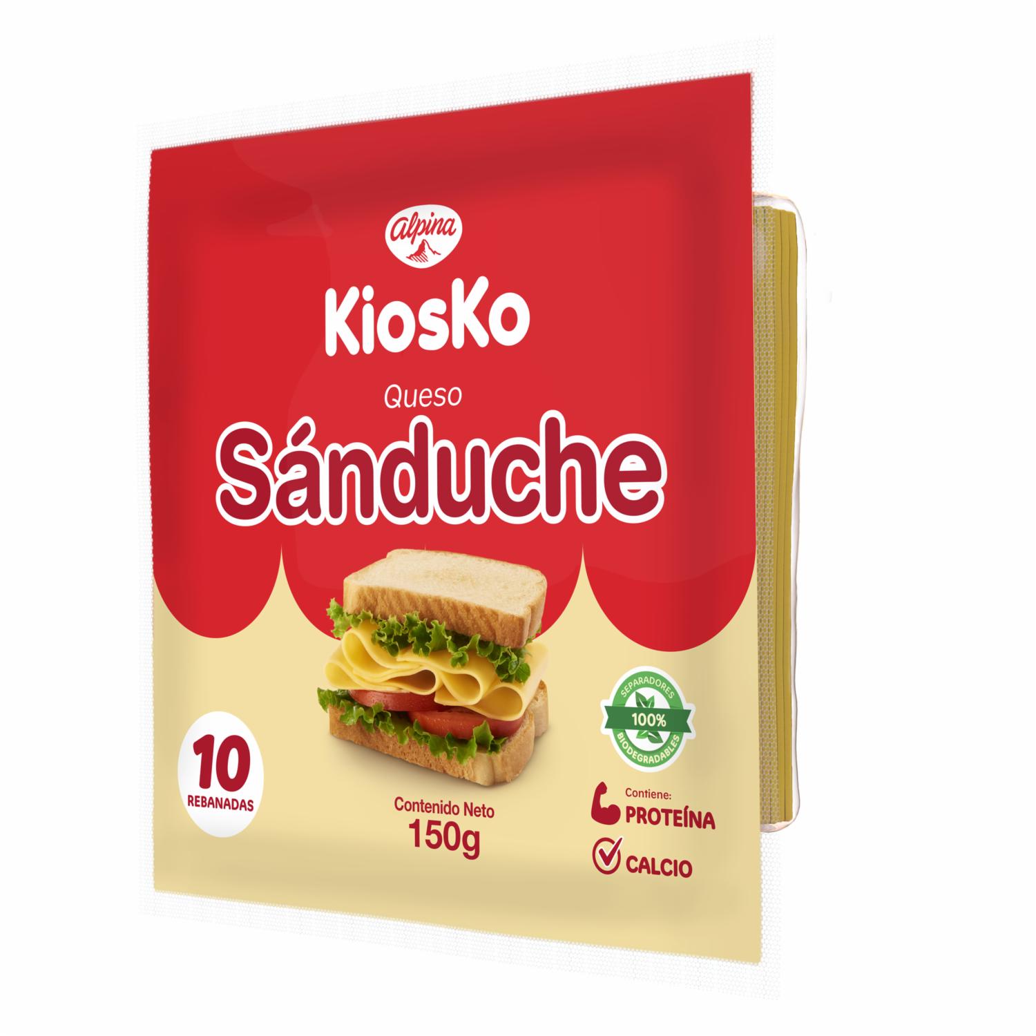 Queso Sanduche Lonjas KIOSKO 150 G