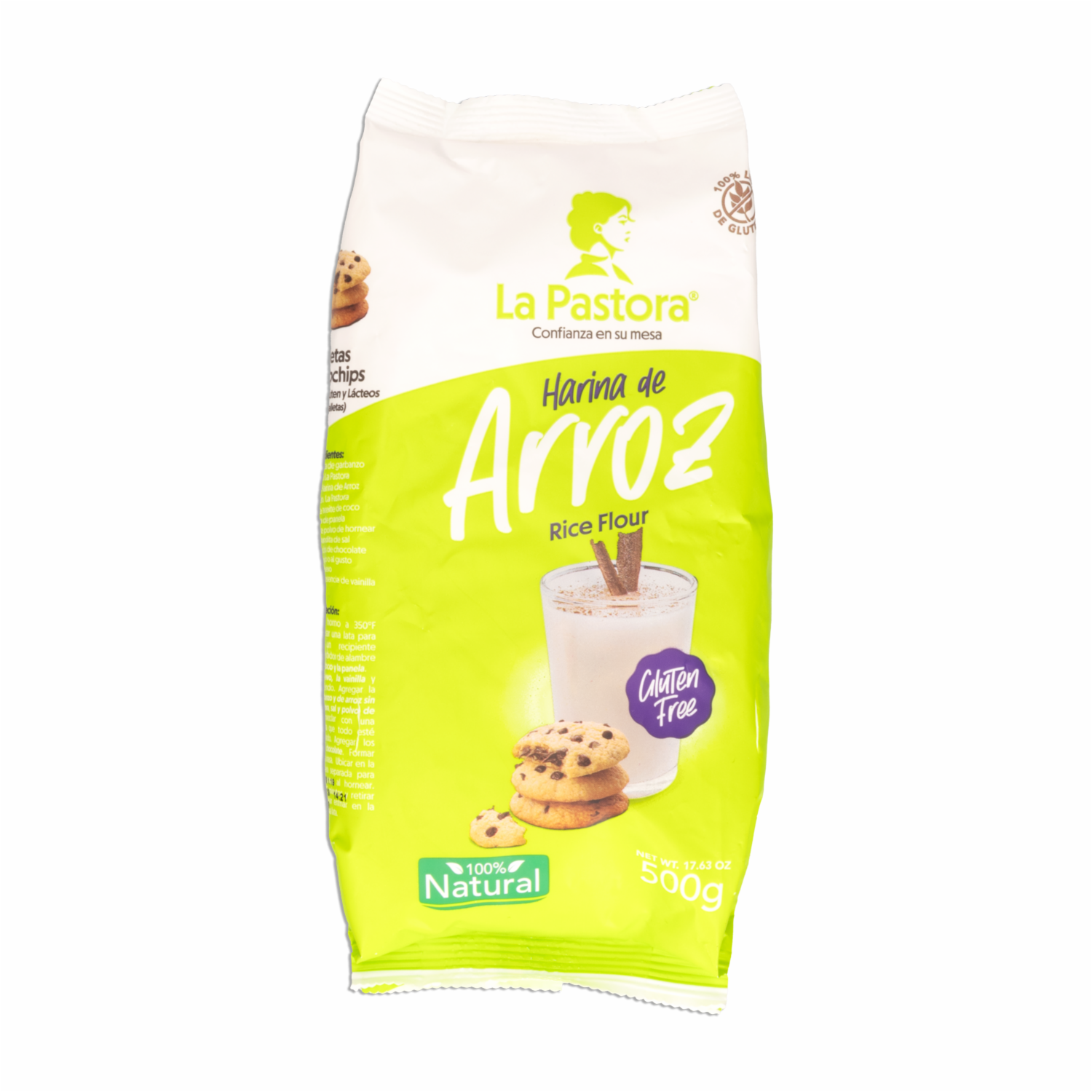 Harina De Arroz Sin Gluten LA PASTORA 500 G