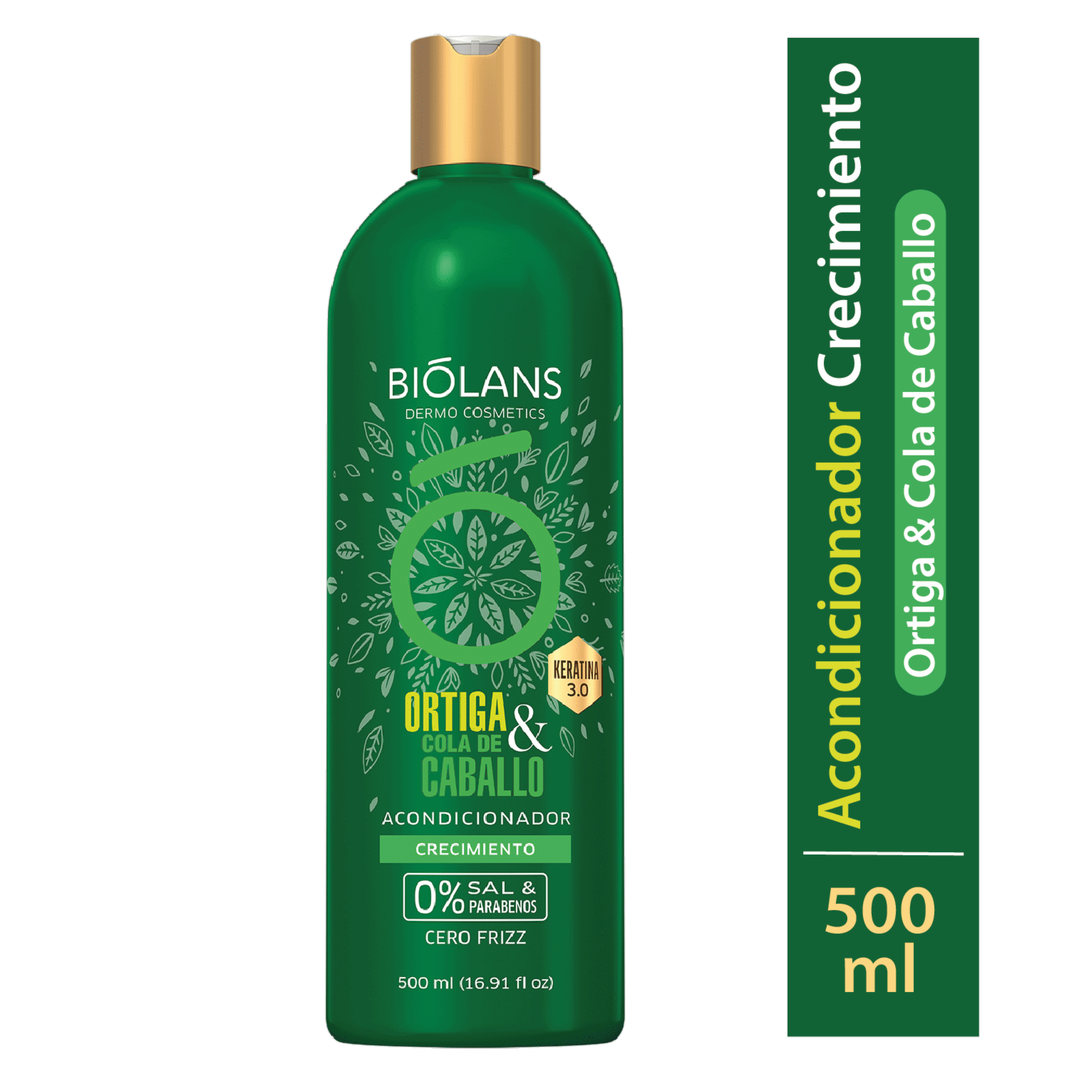 Acondicionador De Cabello Ortiga & Cola de Caballo BIÓLANS 500 Ml