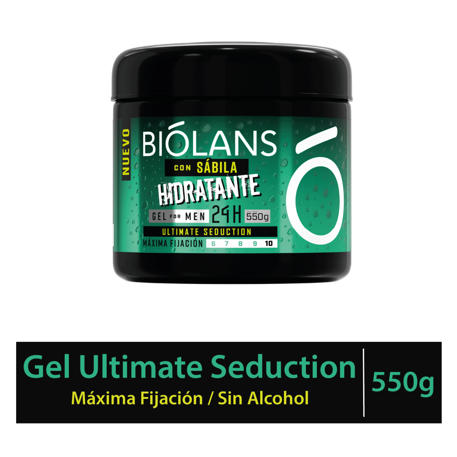 Gel De Cabello Máxima Hidratación Sábila BIÓLANS 550 G