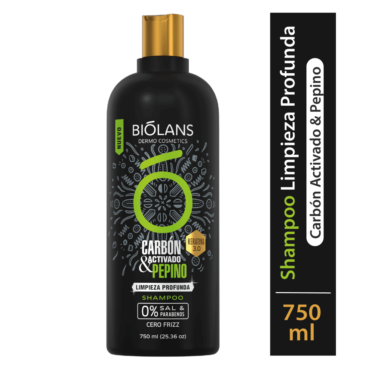 Shampoo De Cabello Limpieza Profunda BIÓLANS 750 Ml