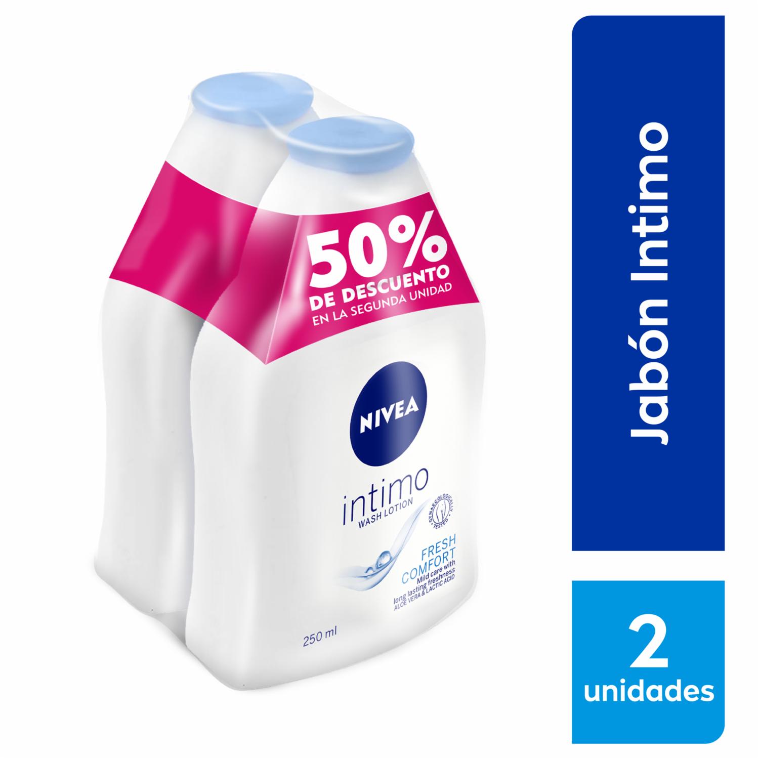 Jabón Íntimo Fresh Confort NIVEA 2 X 250 Ml