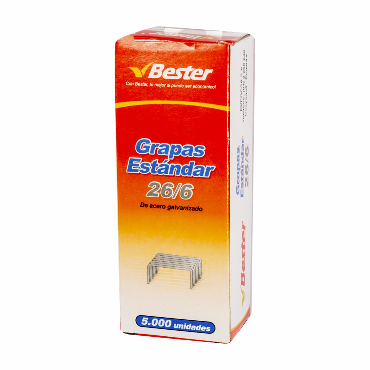 Grapas Estándar X 5 BESTER Pequeño