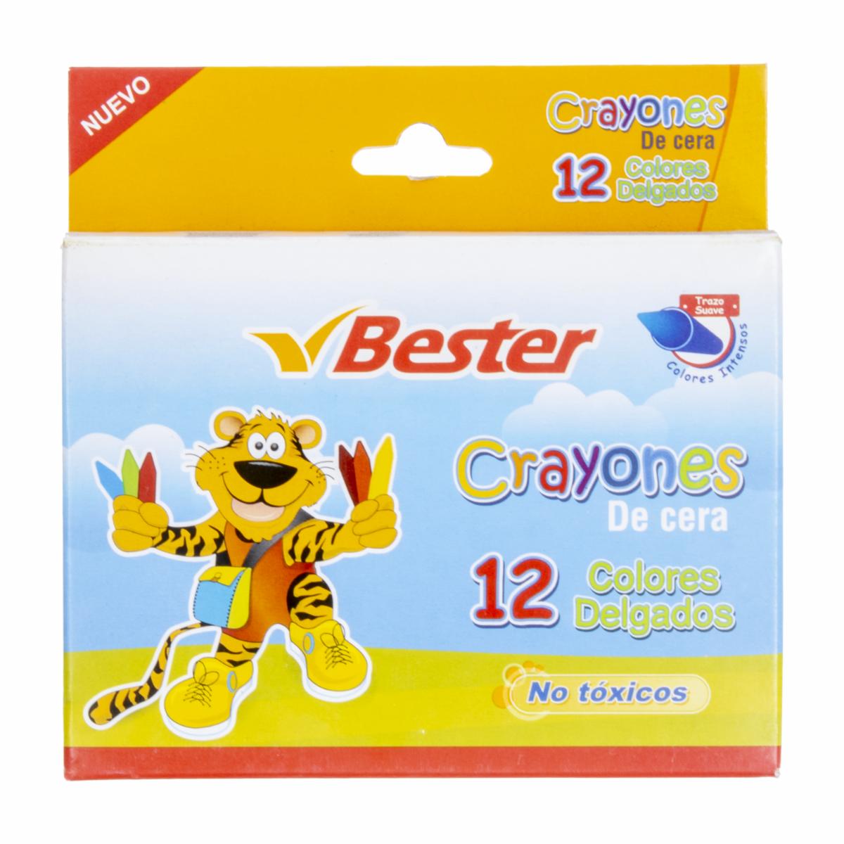 Crayones De Colores BESTER X12 Uds