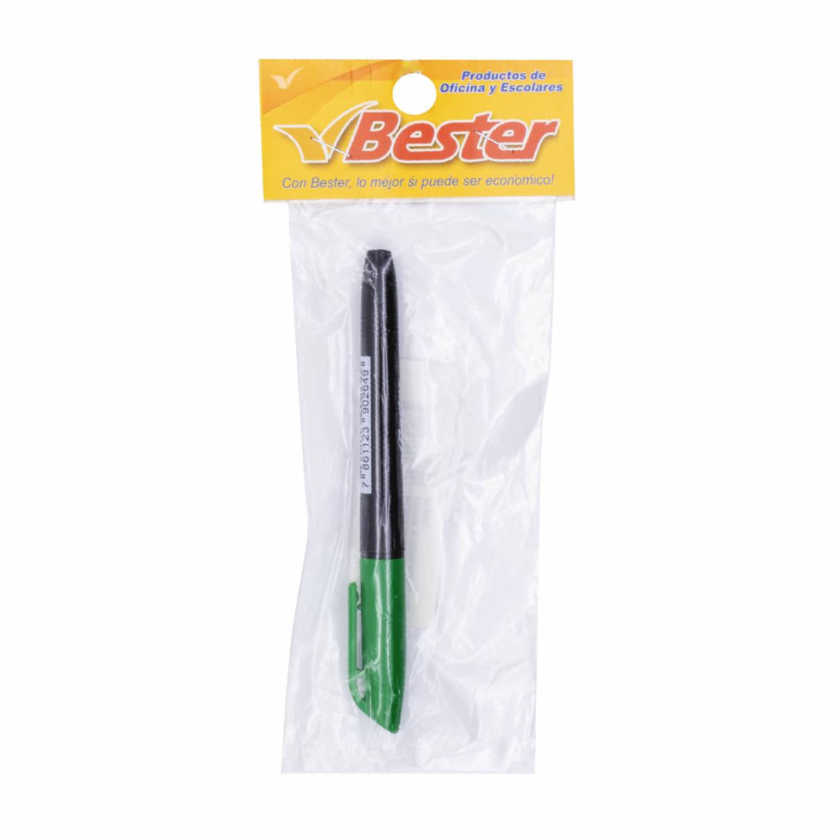 Marcador Para Fomix Verde B-421 BESTER Pequeño