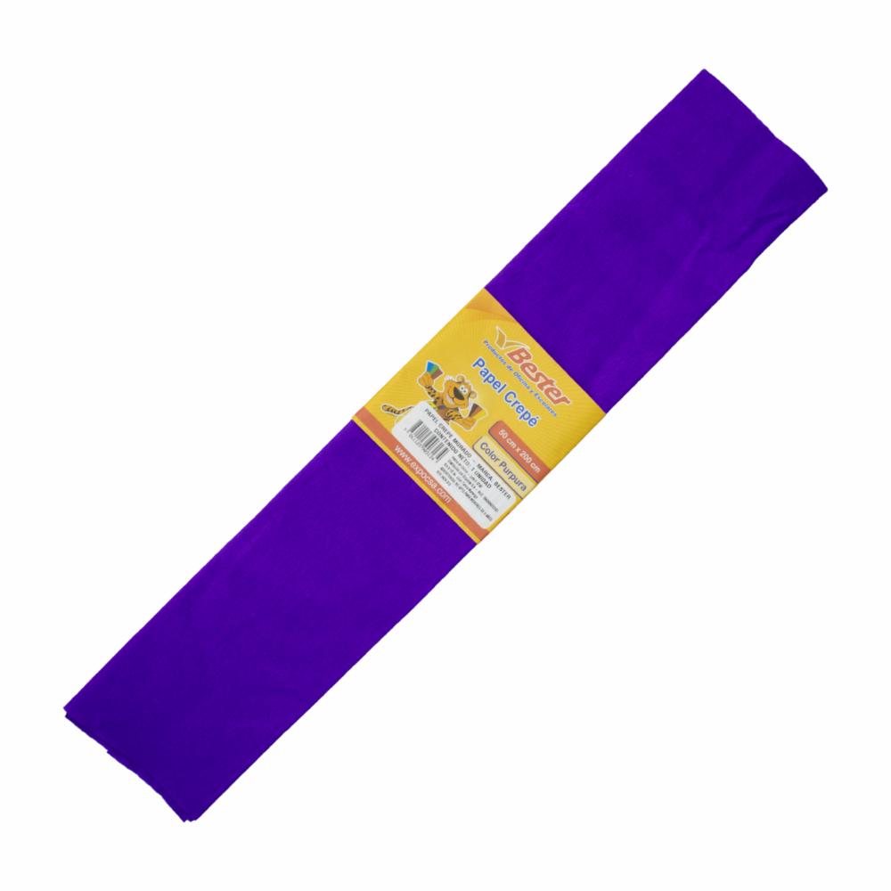 Papel Crepé Tono Morado BESTER X10Uds Supermaxi