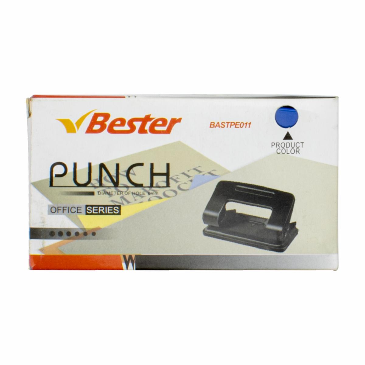 Perforadora Escolar Metálica BESTER Pequeño
