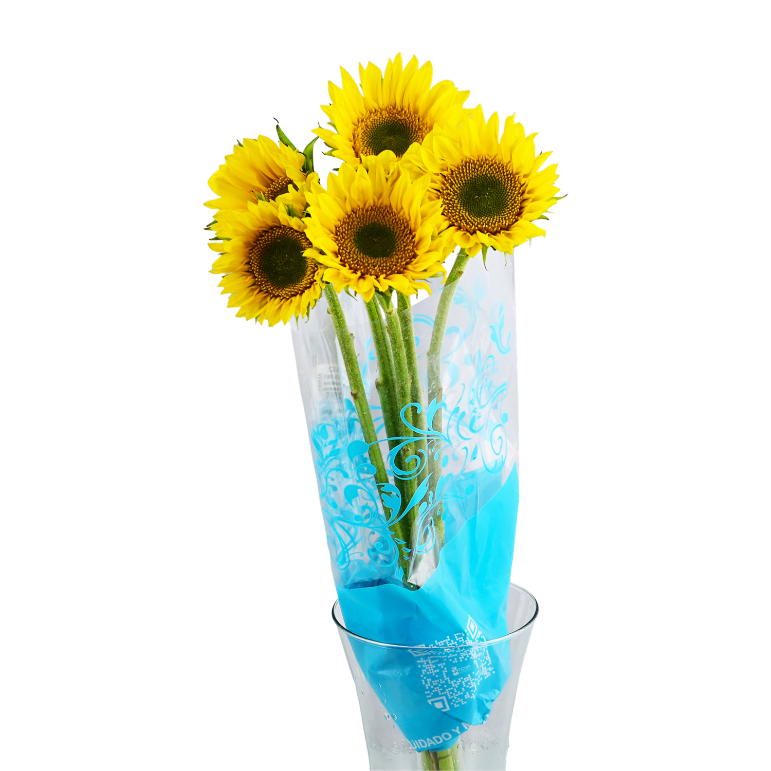 Girasol Natural ECUABOUQUETS X 5 Tallos