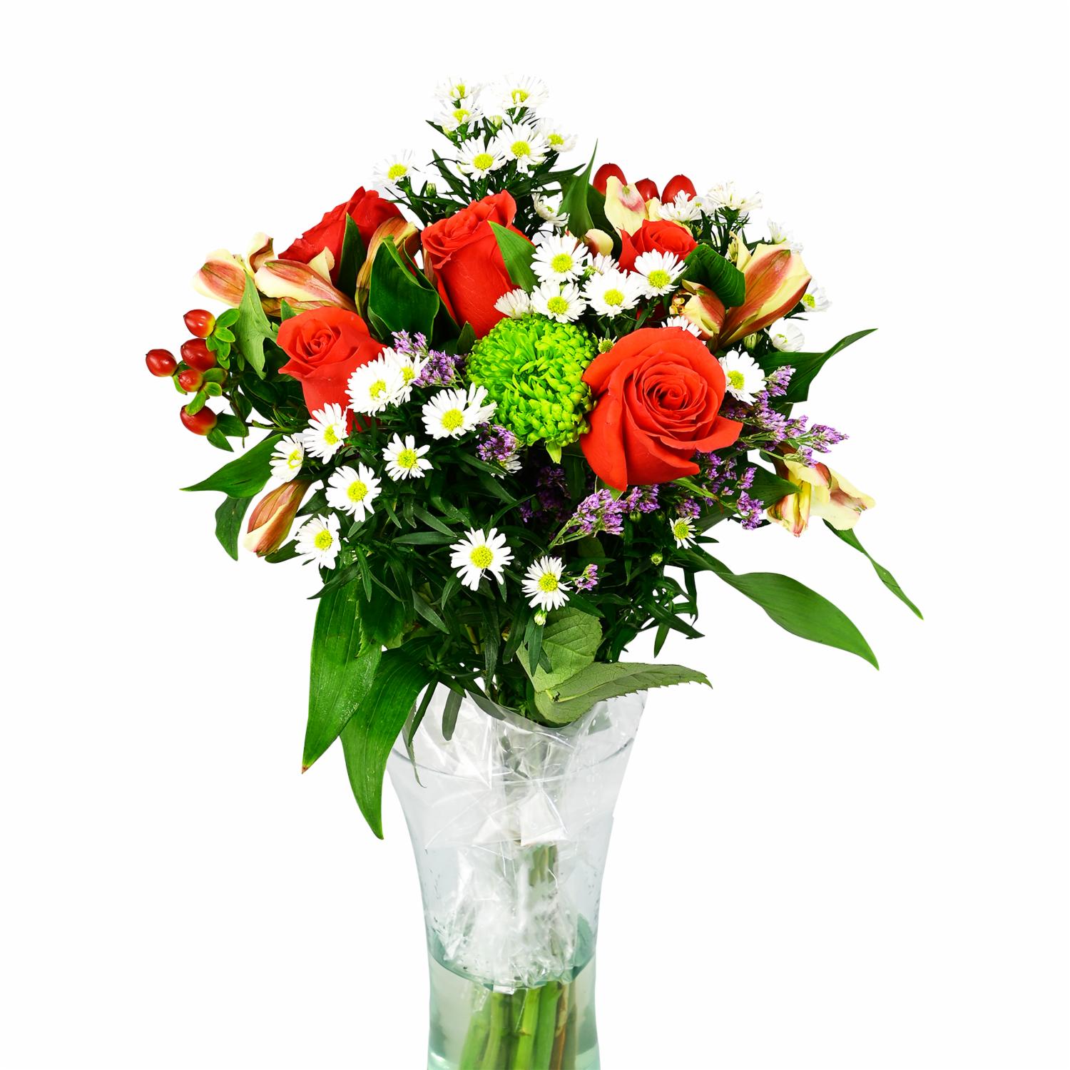 Rosas Milán Bouquet ECUABOUQUETS X 15 Tallos