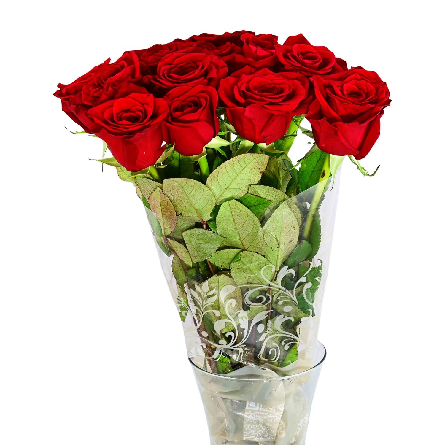 Rosas Rojas ECUABOUQUETS X 12 Tallos