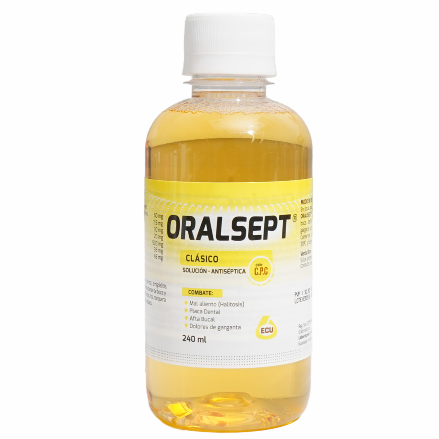 Enjuague  Bucal Clásico ORALSEPT 240 Ml