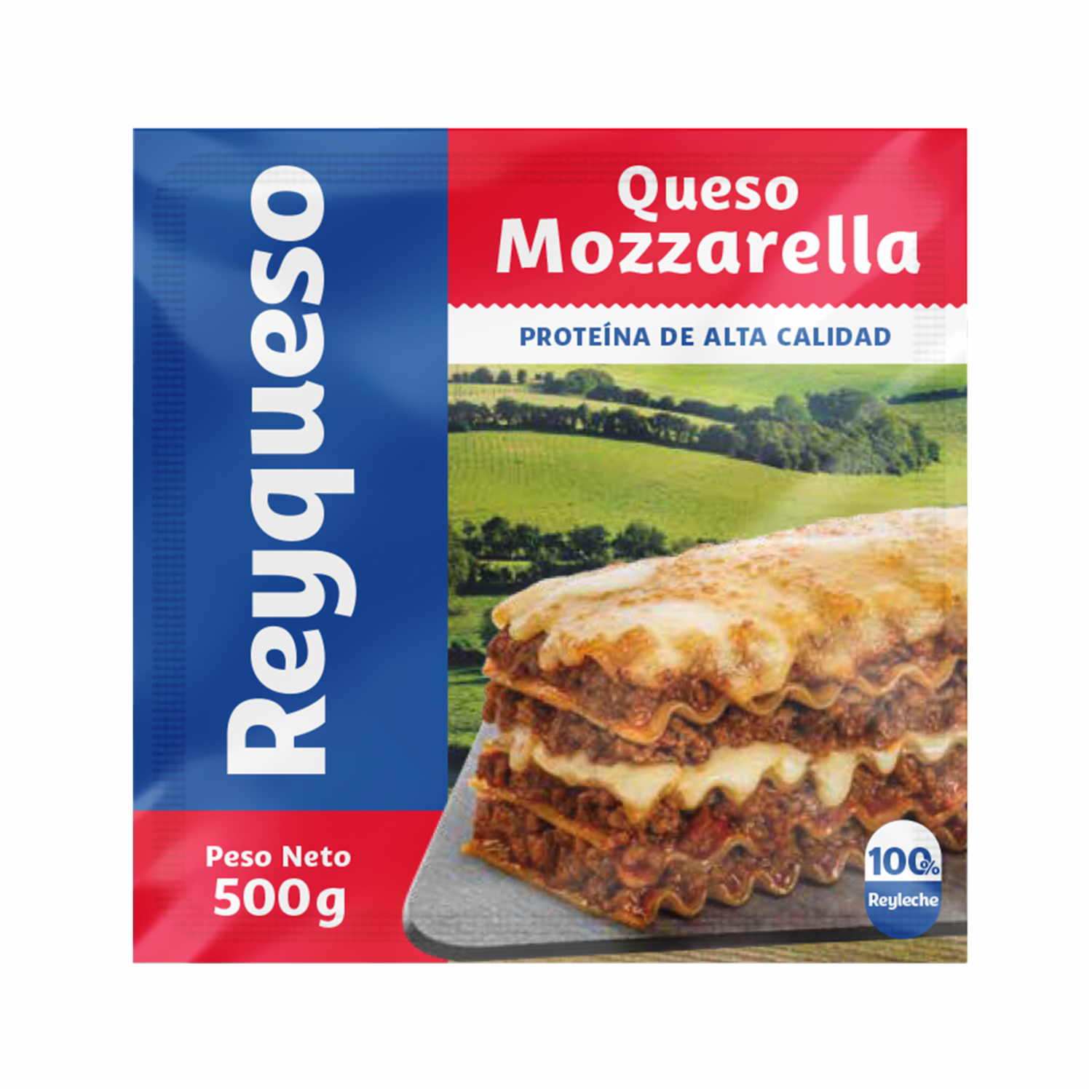 Queso Mozzarella Proteína De Alta Calidad REYQUESO 500 G