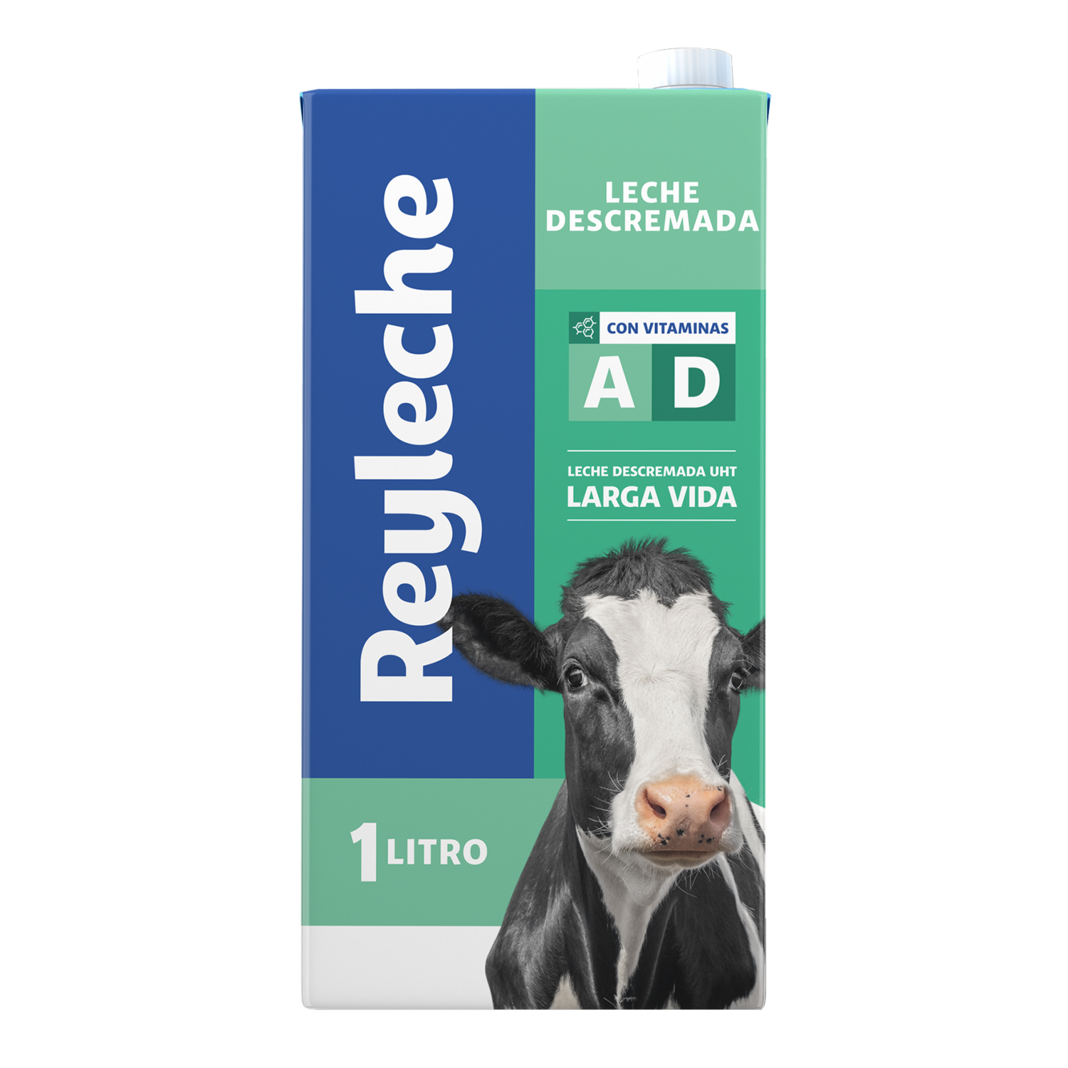 Leche Descremada Larga Vida REY LECHE 1000 Ml