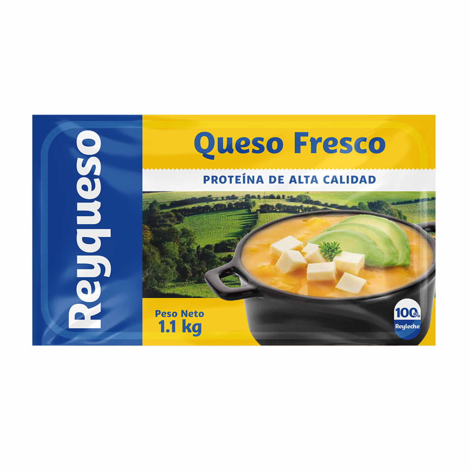Queso Fresco Proteína De Alta Calidad REYQUESO 1100 G