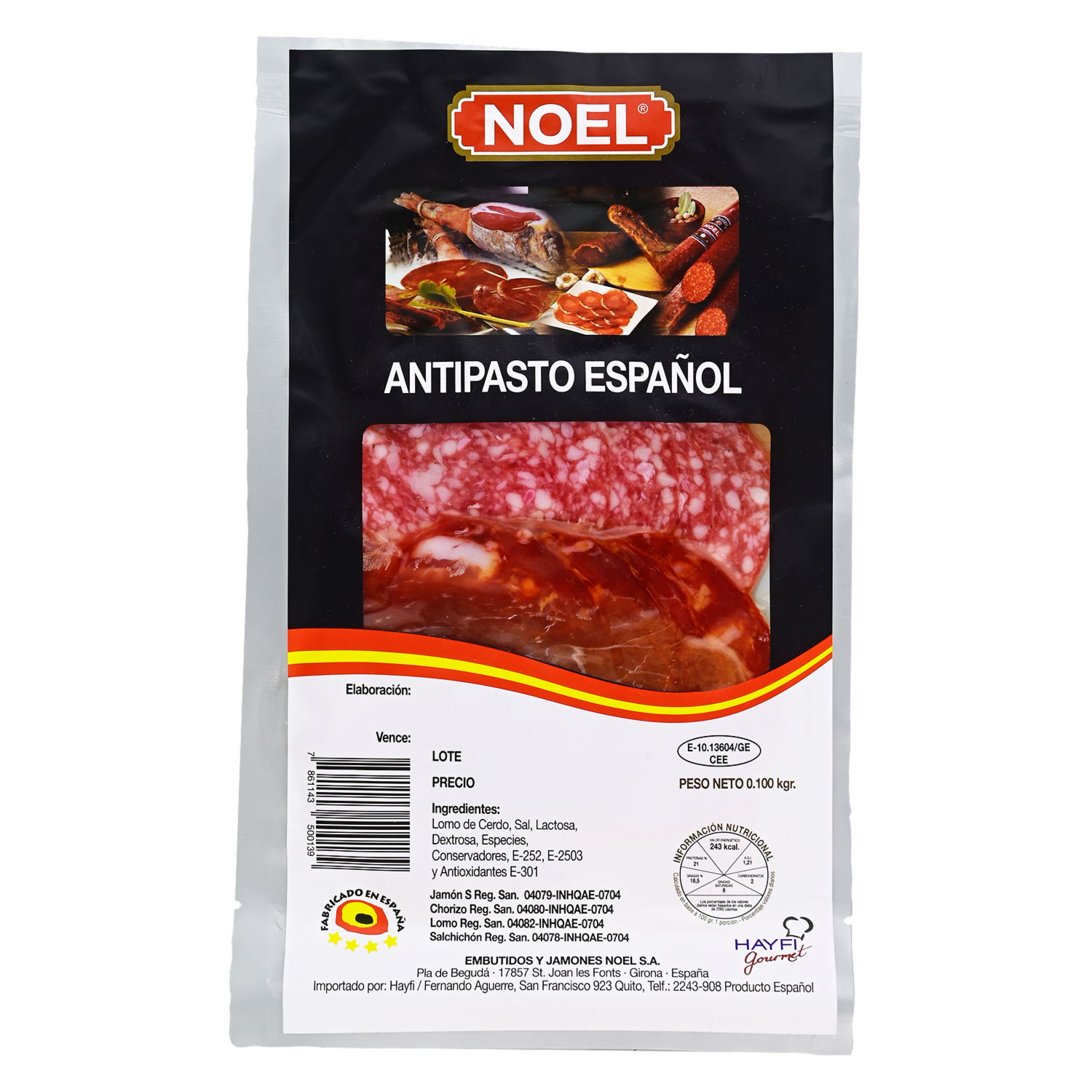 Antipasto Español NOEL 100 G