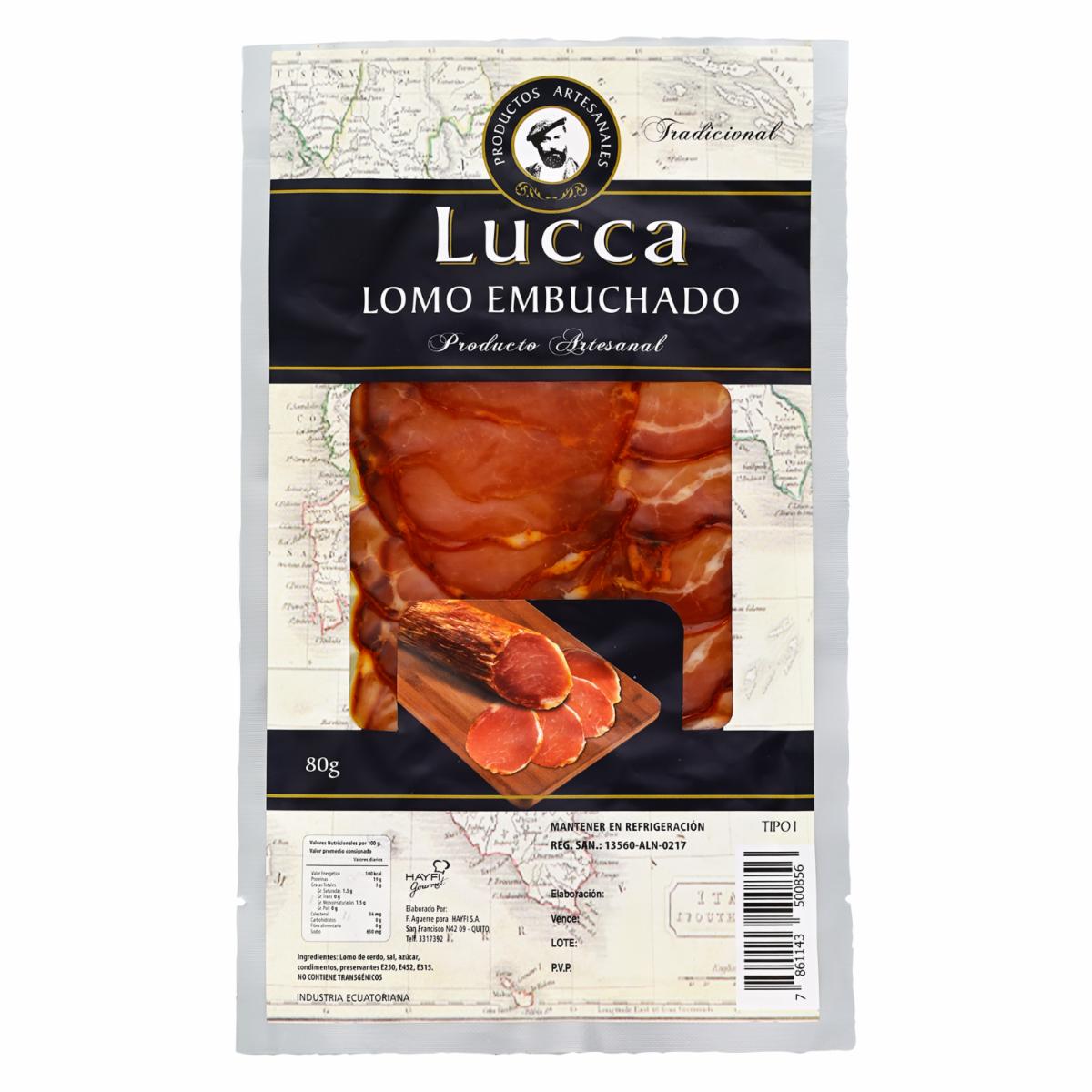 Lomo Embuchado Feteado LUCCA 80G