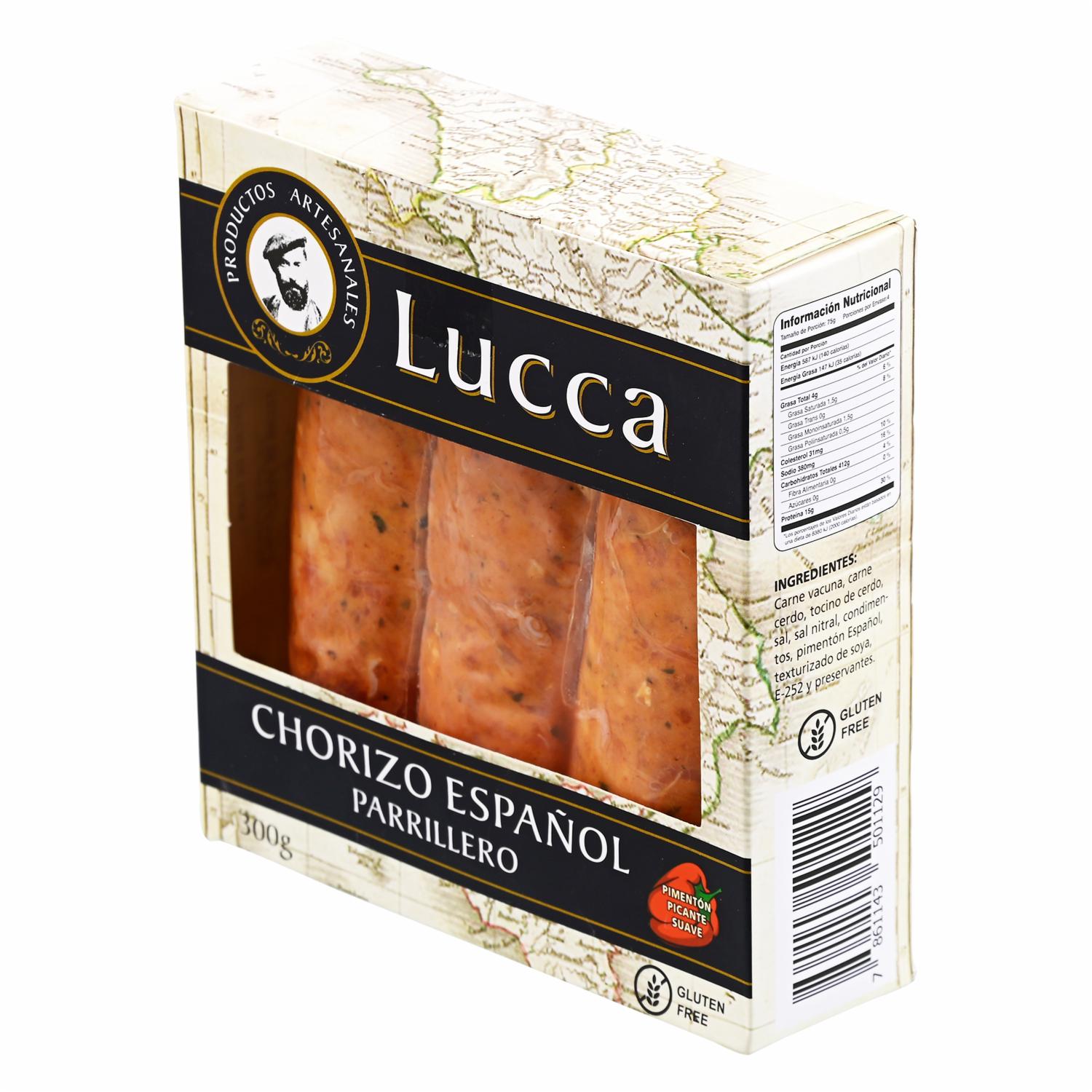 Chorizo Español Pimentón LUCCA 300 G