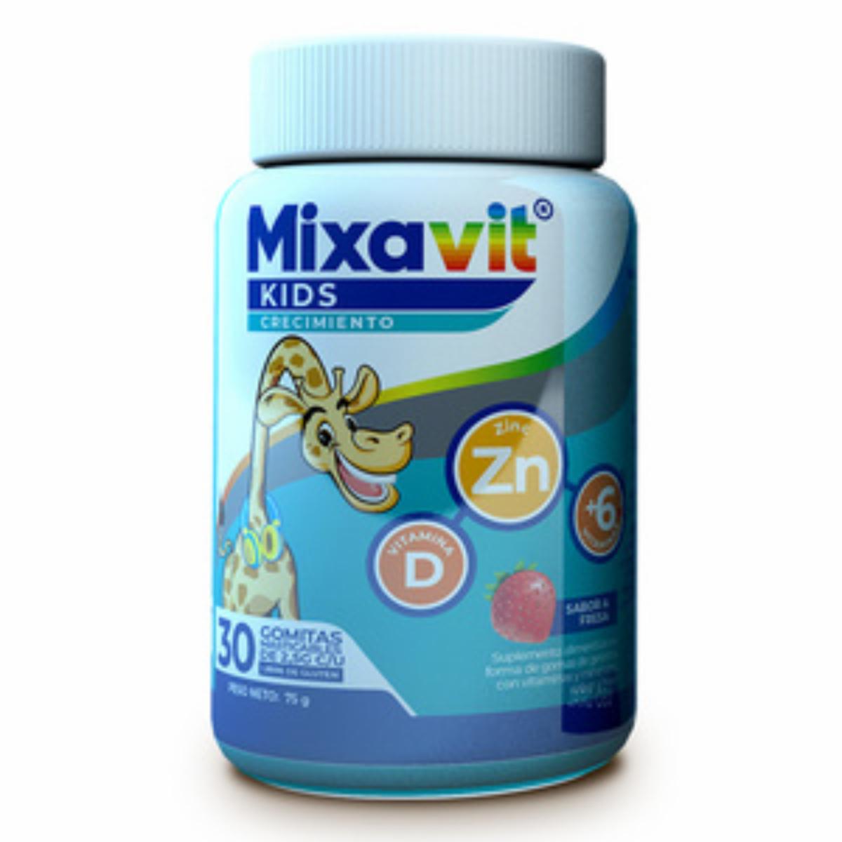 Multivitaminico Infantil En Gomitas Kids Crecimiento MIXAVIT 75 G