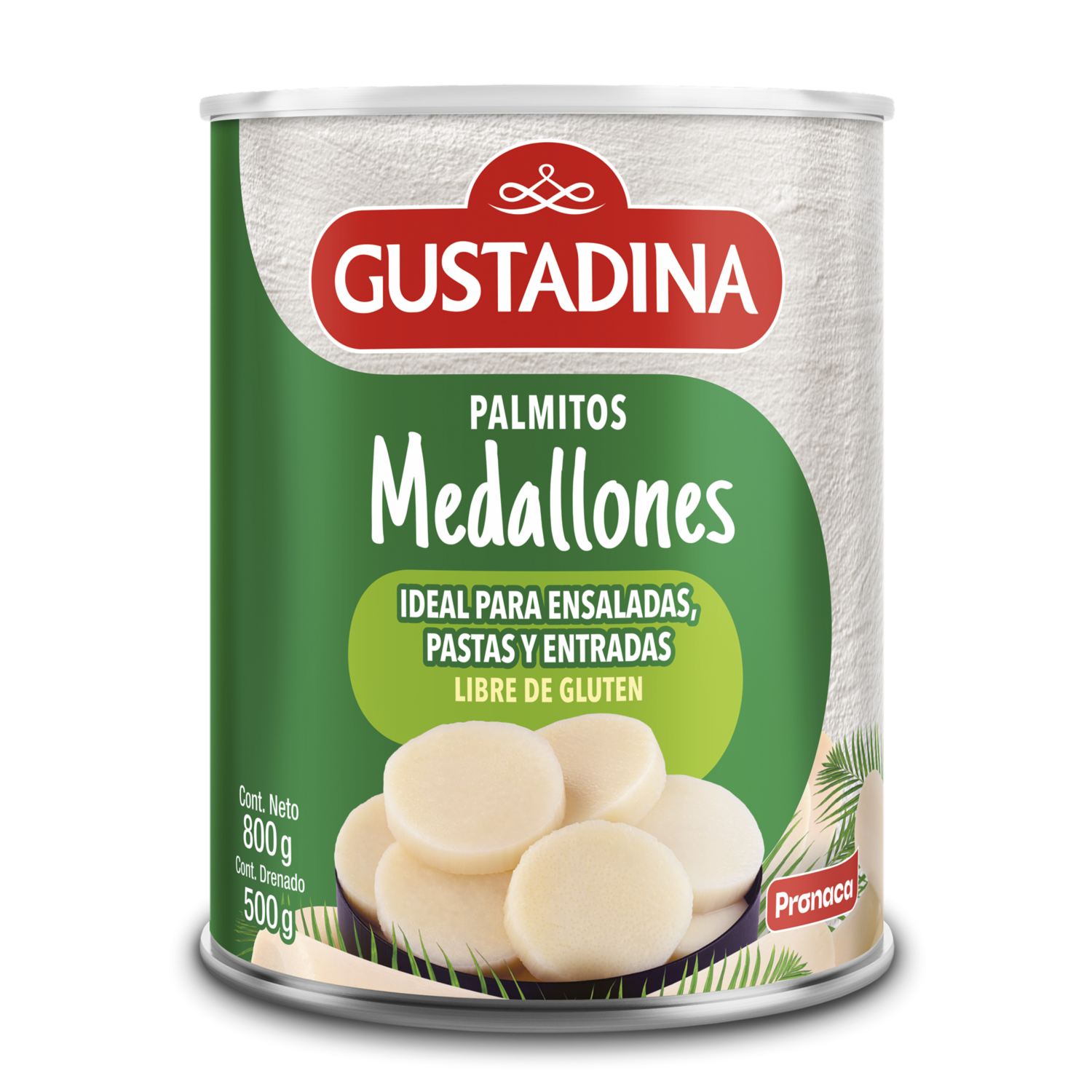 Palmito Corazones En Conserva GUSTADINA 800 G