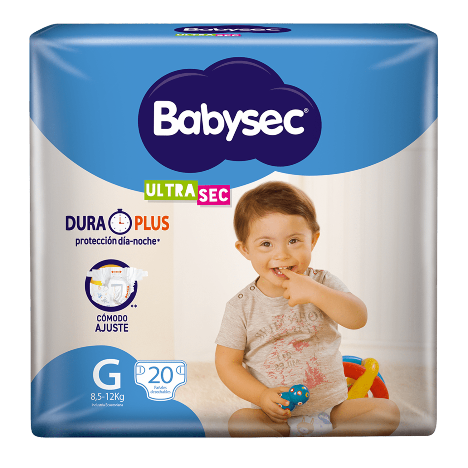 Pañal Desechable Ultrasec Talla G BABYSEC X 20 Uds