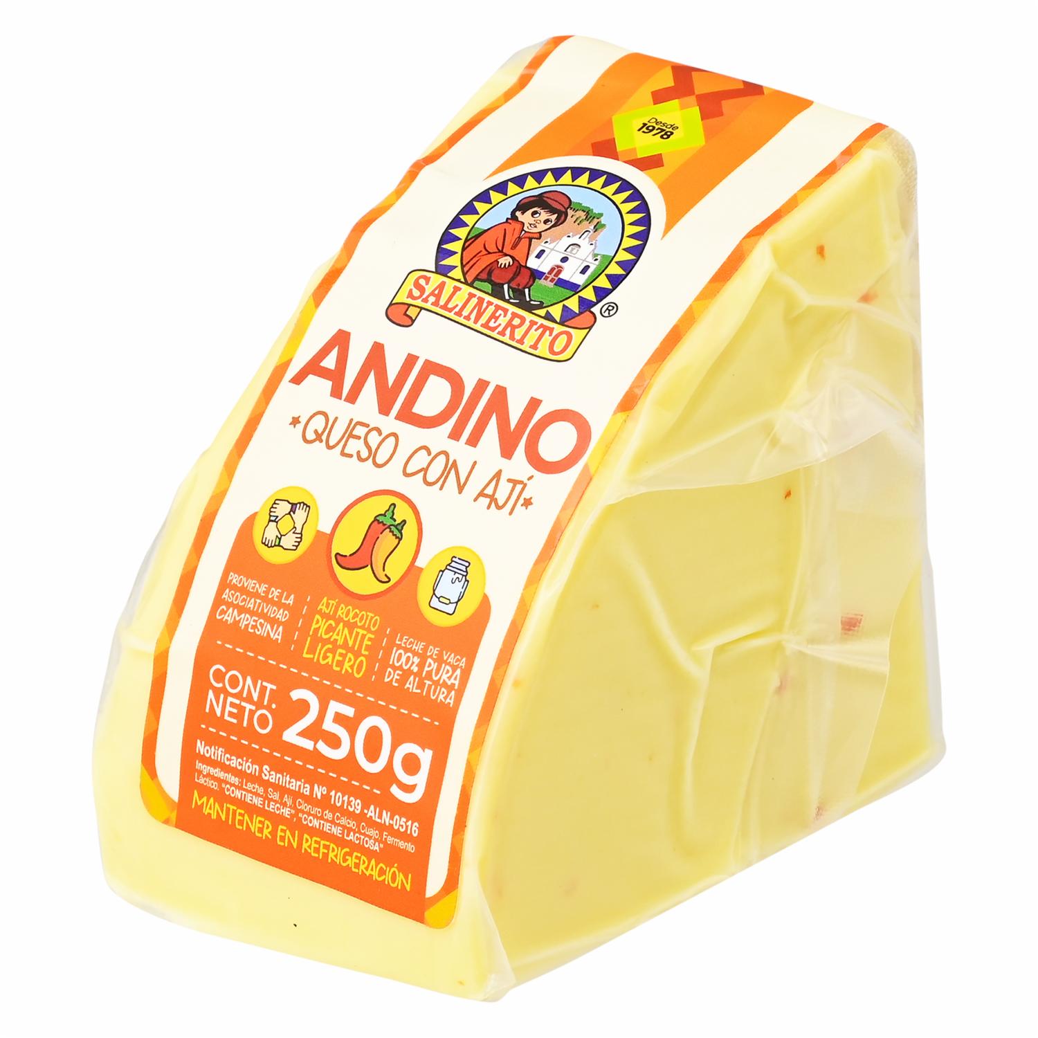 Queso Andino Ají SALINERITO 250 G