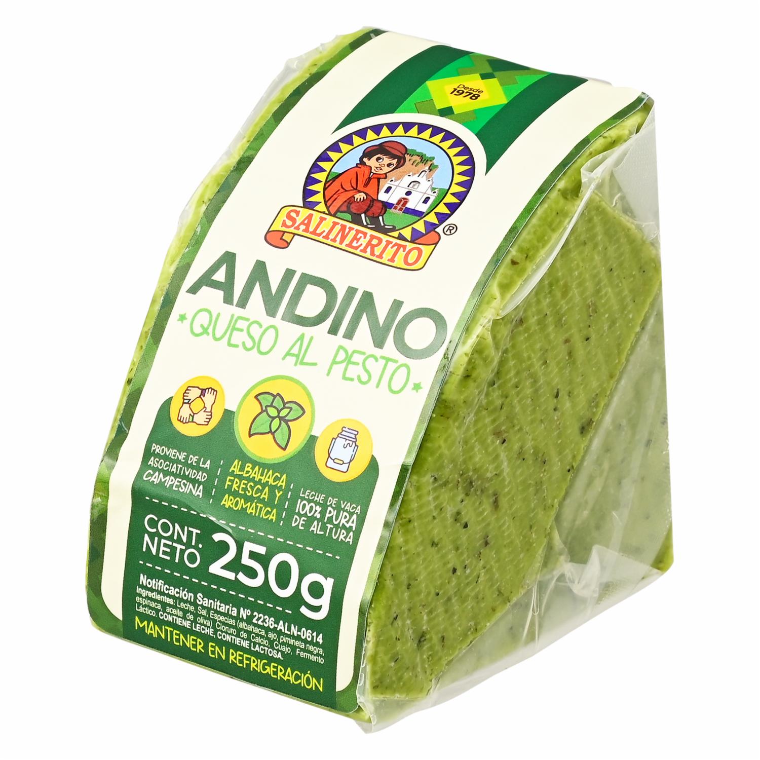 Queso Andino Al Pesto SALINERITO 250g