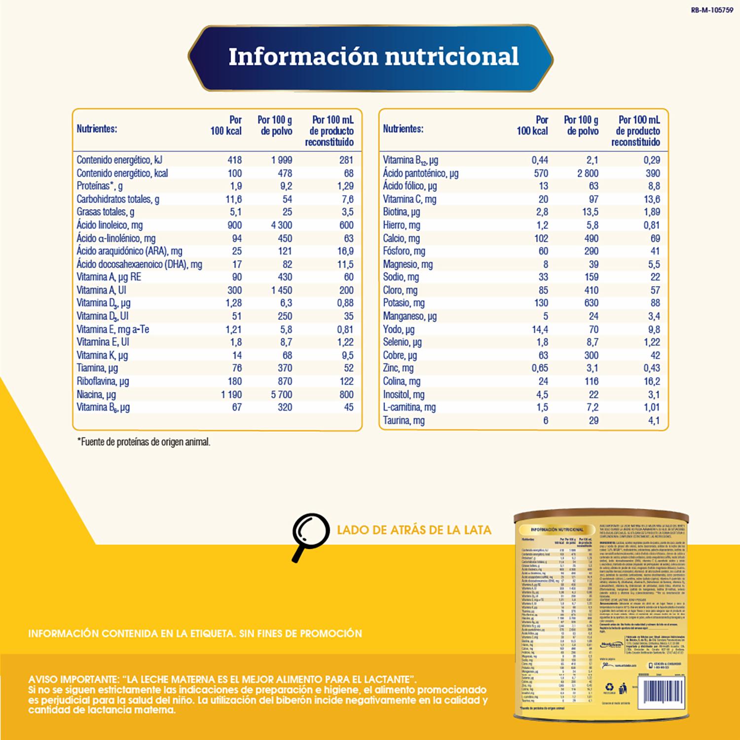 Leche En Fórmula Premium 1 Promental ENFAMIL 375 G