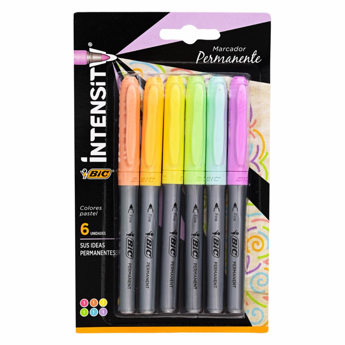 Marcador Marking Paradise BIC X 6 Uds