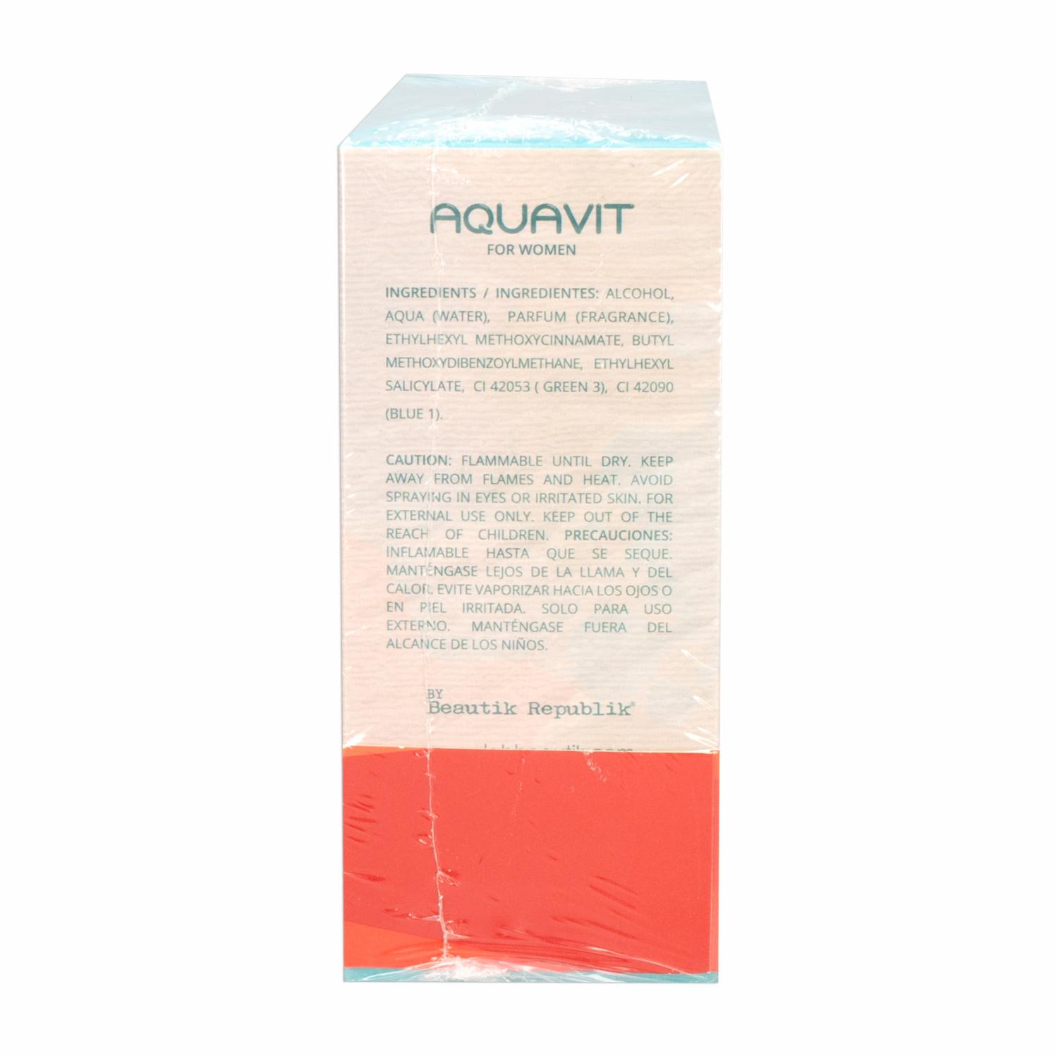 Fragancia Para Dama Aquavit BEAUTÌK LONDON EDT
