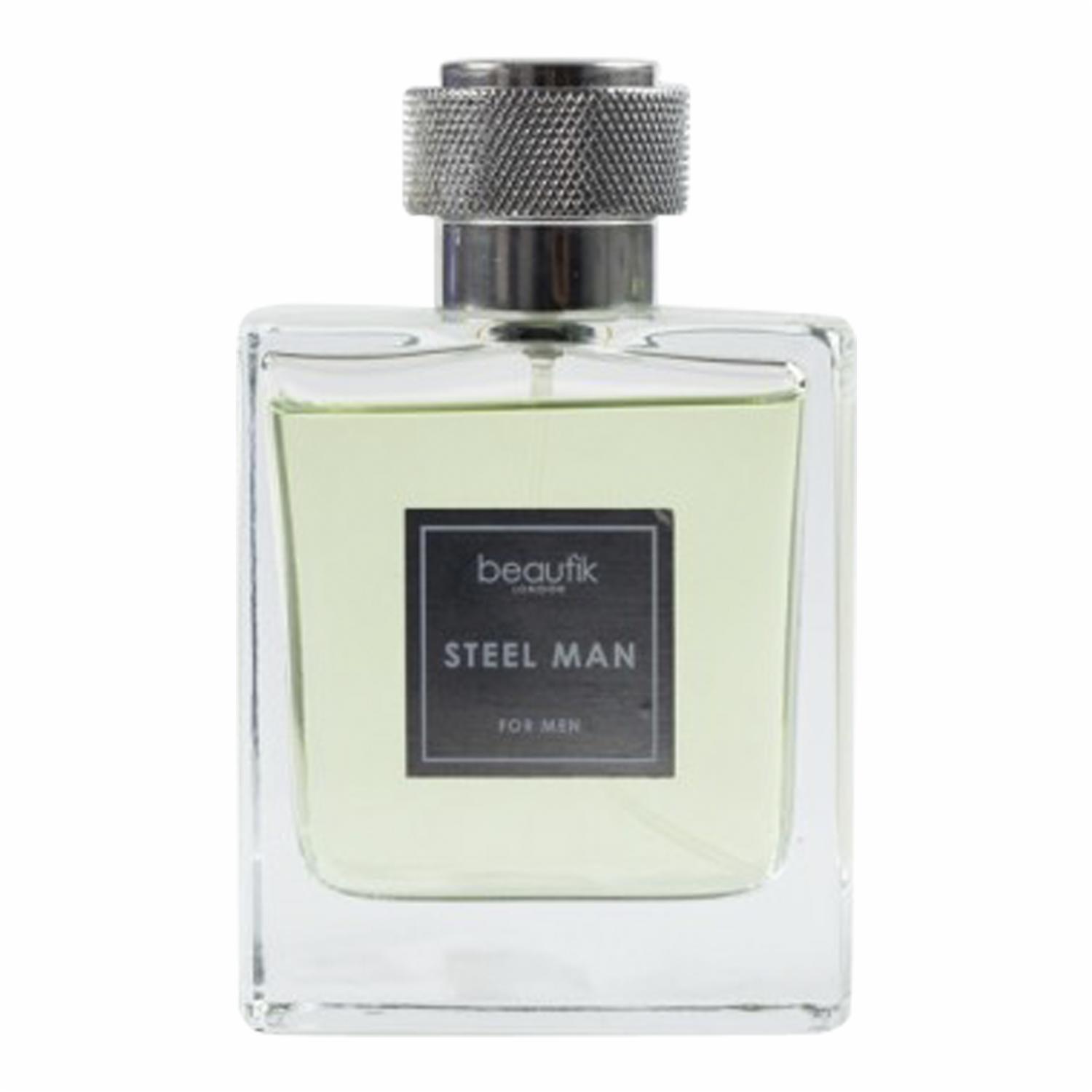 Fragancia Para Caballero Steel Man BEAUTÌK LONDON EDT 100 Ml