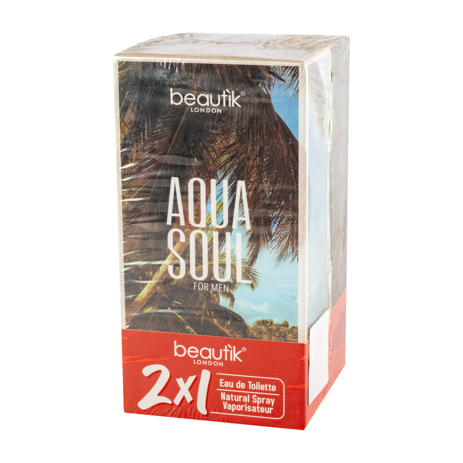 Fragancia Para Caballero Aqua Soul+ Enigmatik BEAUTÌK LONDON 2 X 100 Ml