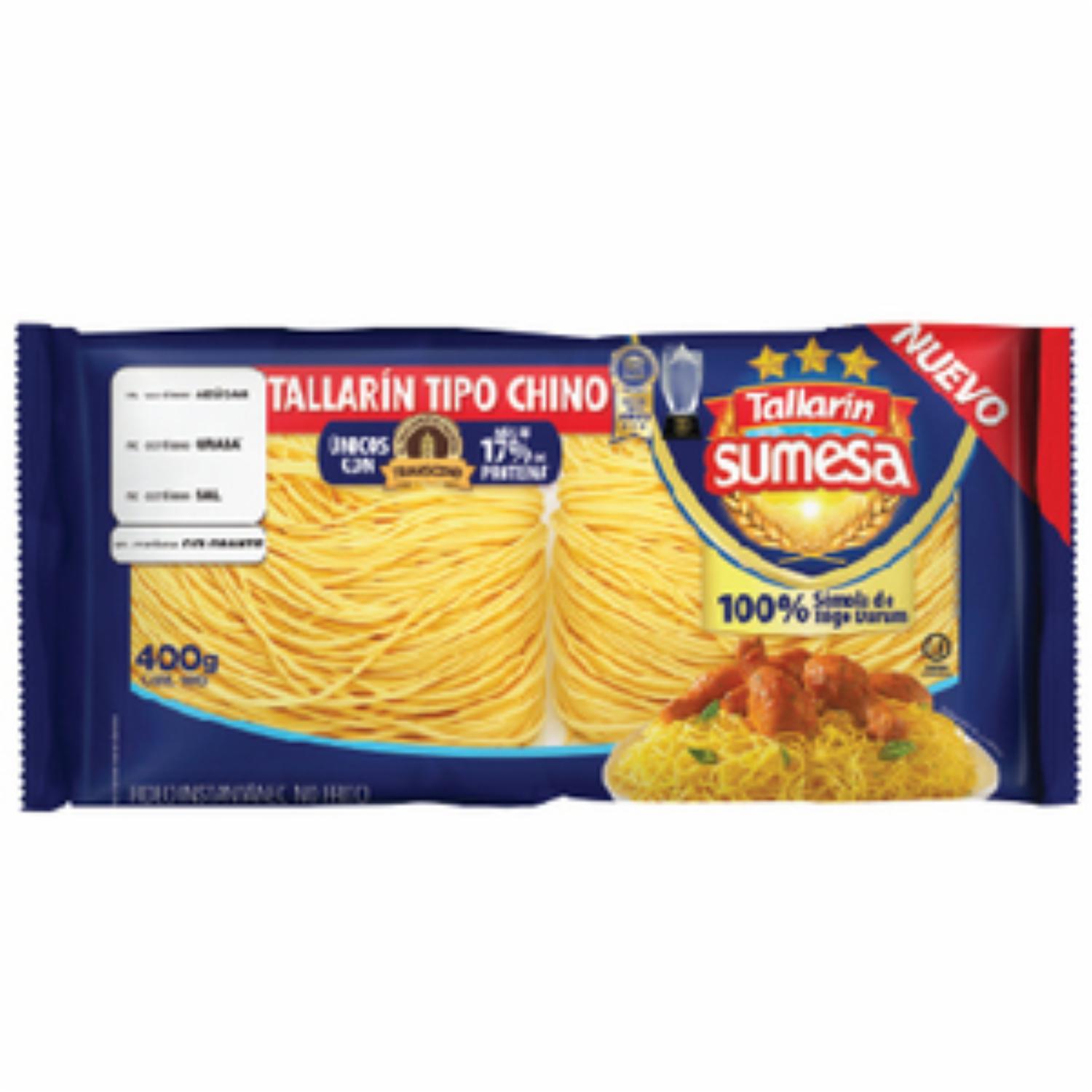 Pasta Tallarín Tipo Chino SUMESA 400 G