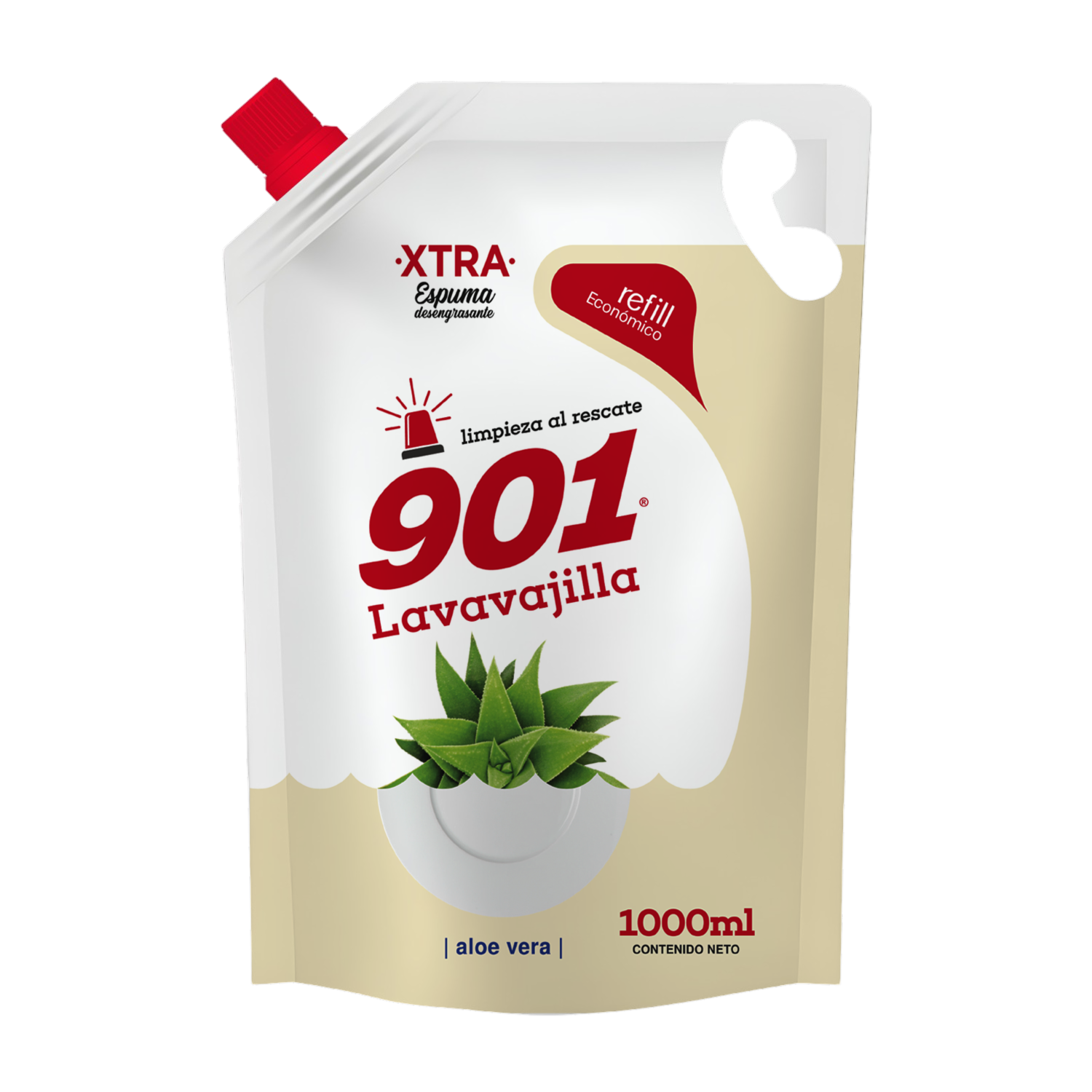 Lavavajilla Líquido Aloe Vera Avena 901 1000 ML