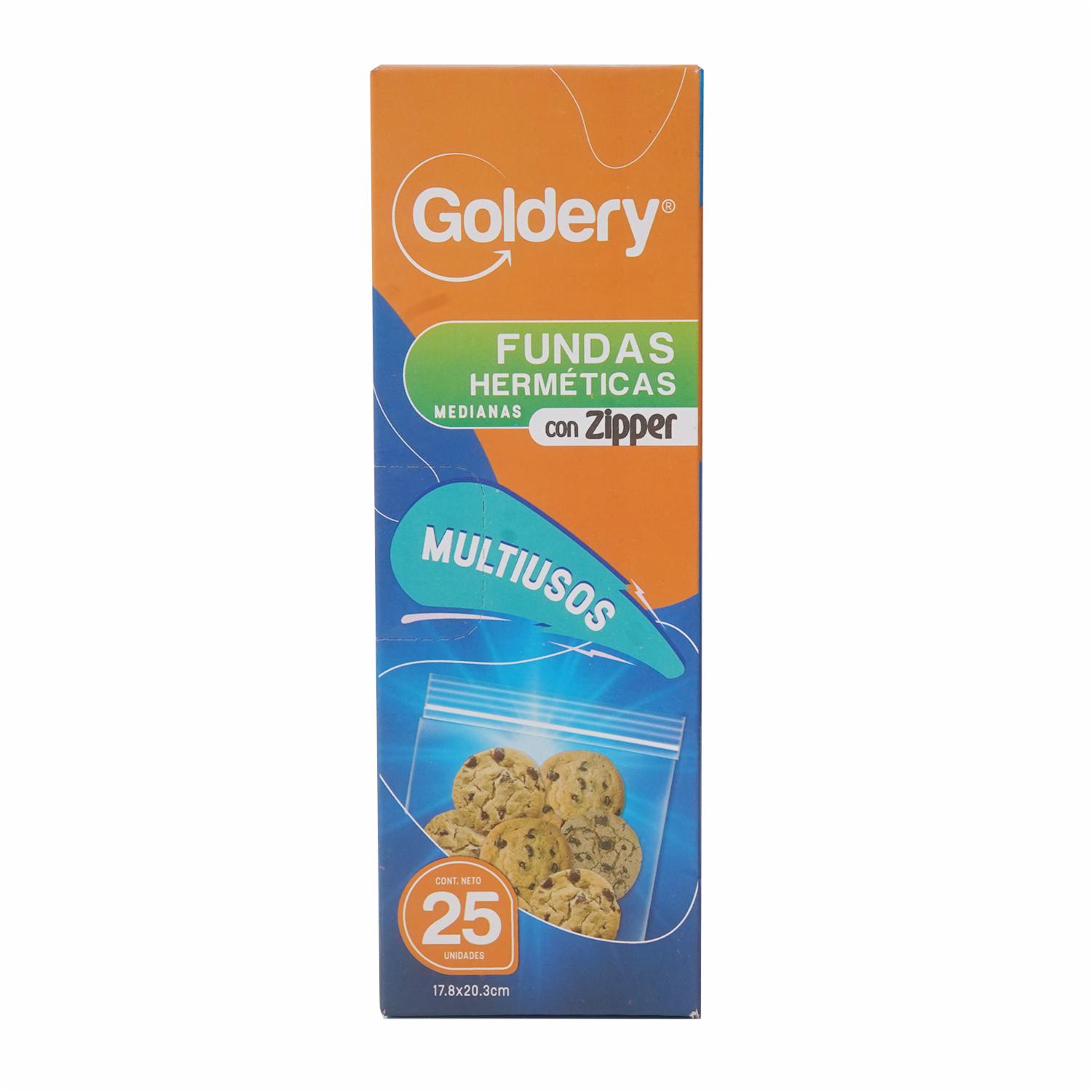 Fundas Herméticas Con Cierre 17 X 20 Cm GOLDERY 25 Unidades