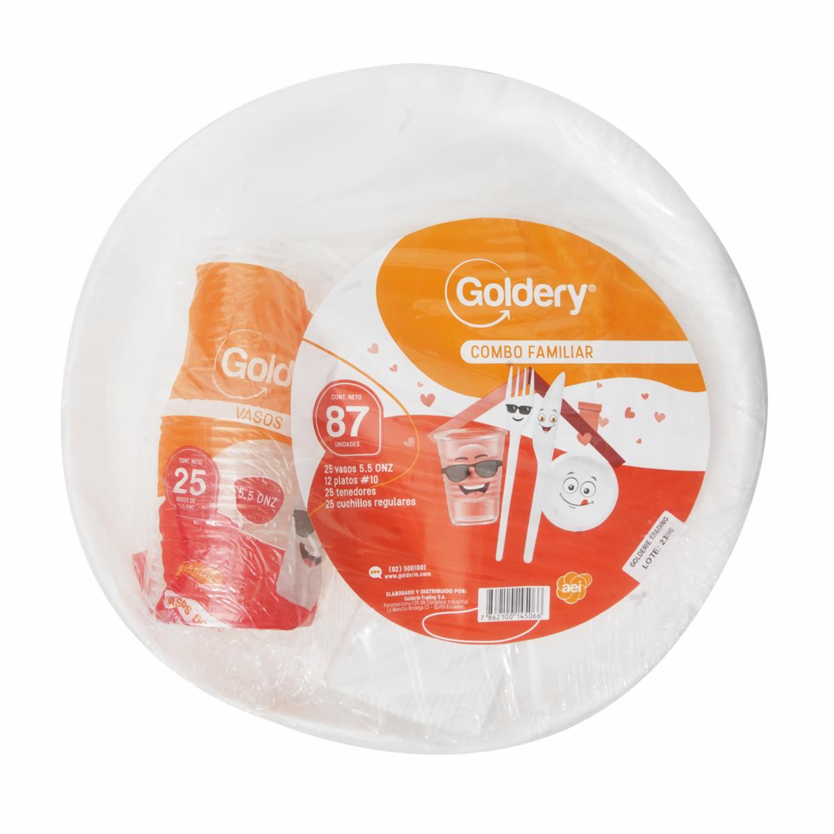 Combo Familiar N° 1 GOLDERY 87 Unidades