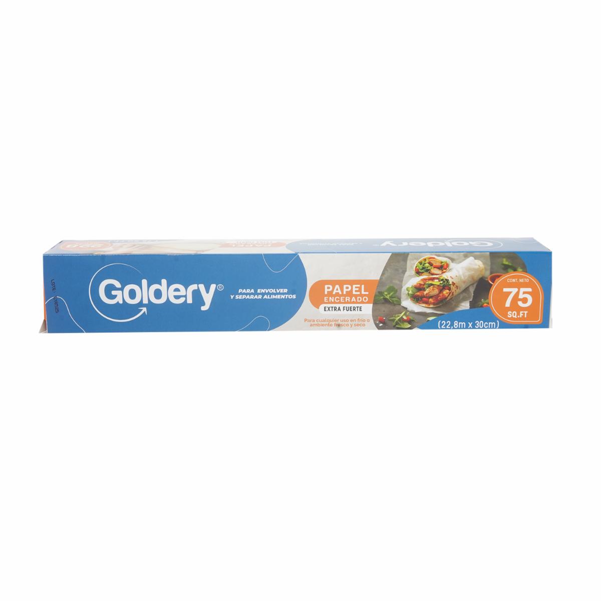 Papel Encerado Antiadherente 22Mx30Cm GOLDERY 22 Metros