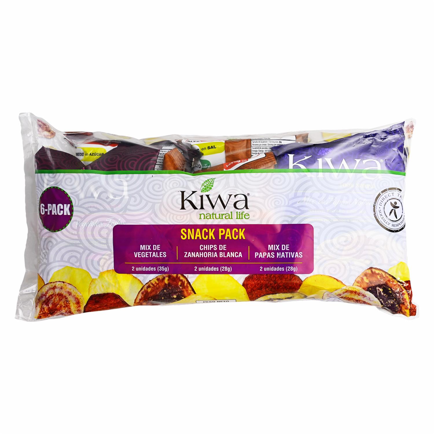 Mix Multipack De Papas Vegetales Zanahoria KIWA 182 G