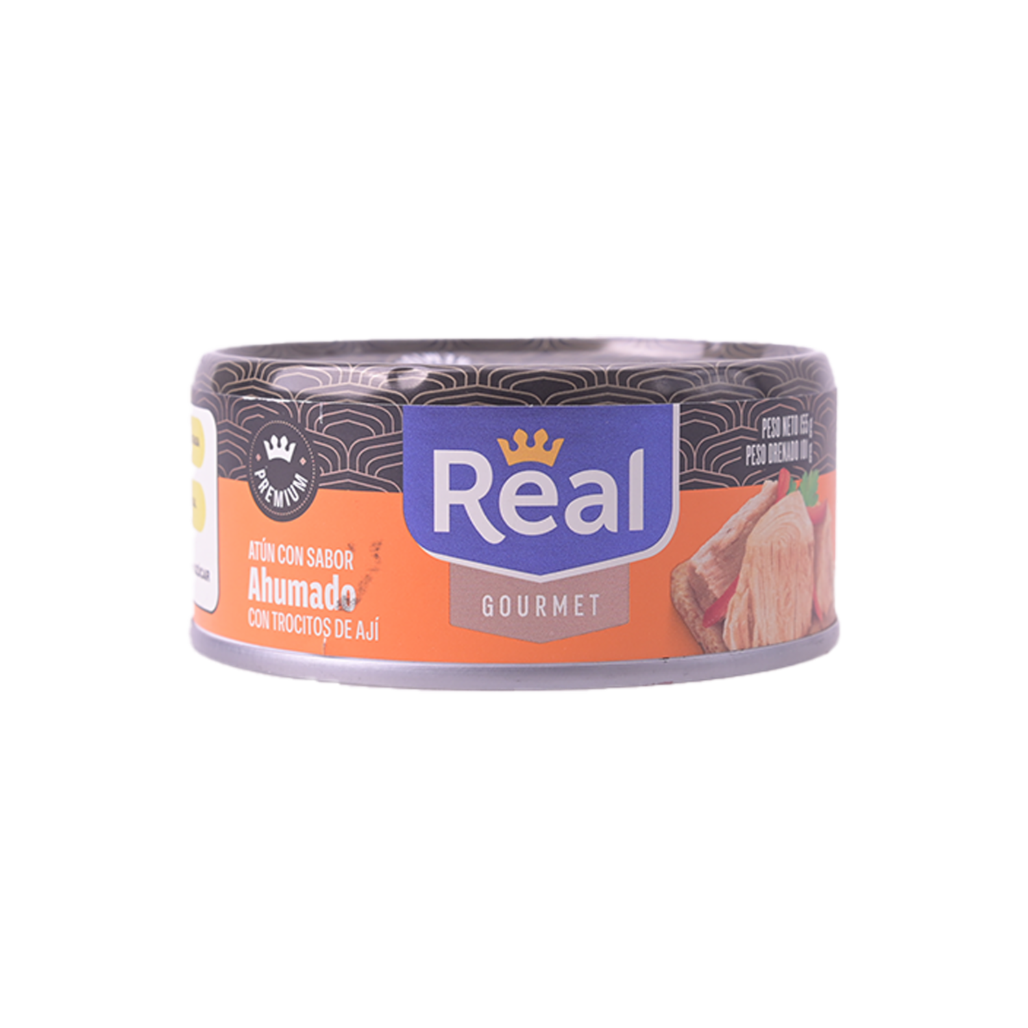 Atún Gourmet Ahumado Con Trocitos De Ají REAL 155 G