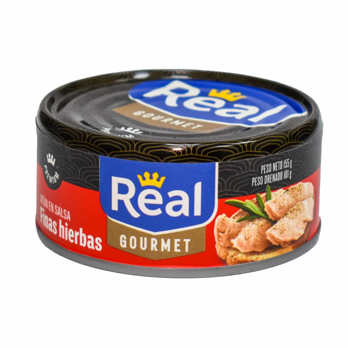 Atún Gourmet En Salsa De Finas Hierbas REAL 155 G
