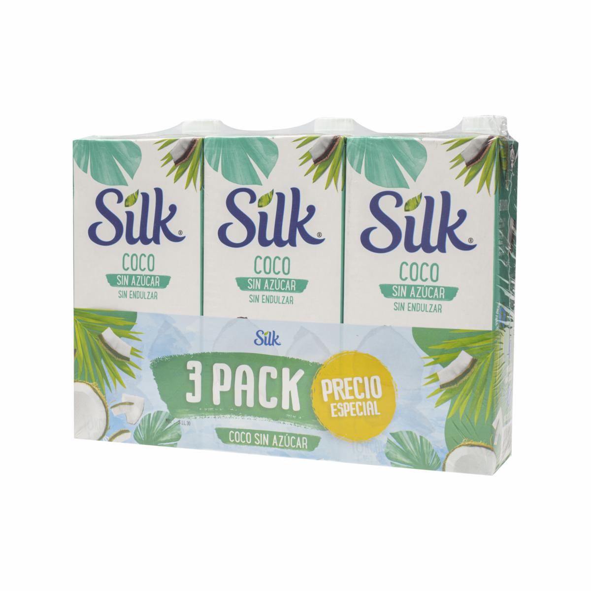 Bebida De Coco Sin Azúcar SILK 3×946 Ml