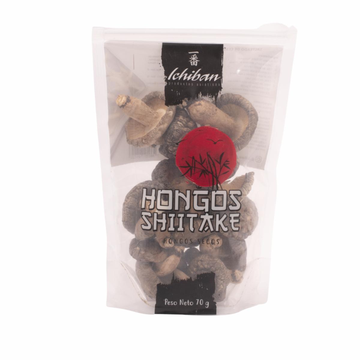 Hongos Shiitake ICHIBAN 70 Gramos
