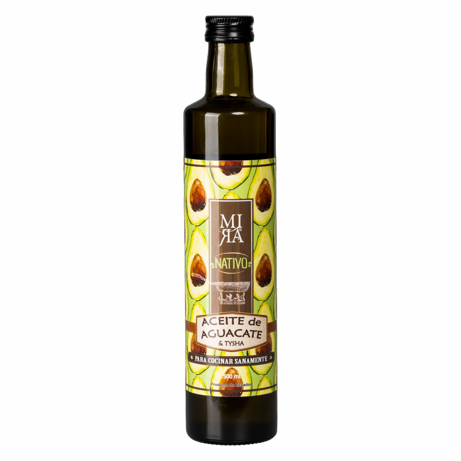 Aceite Aguacate Y Tysha MIRA Botella