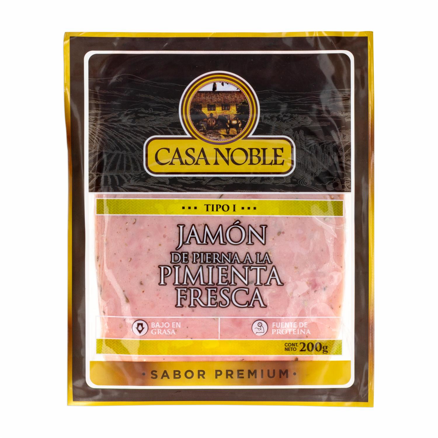 Jamón Pimienta Fresca CASA NOBLE 200 G