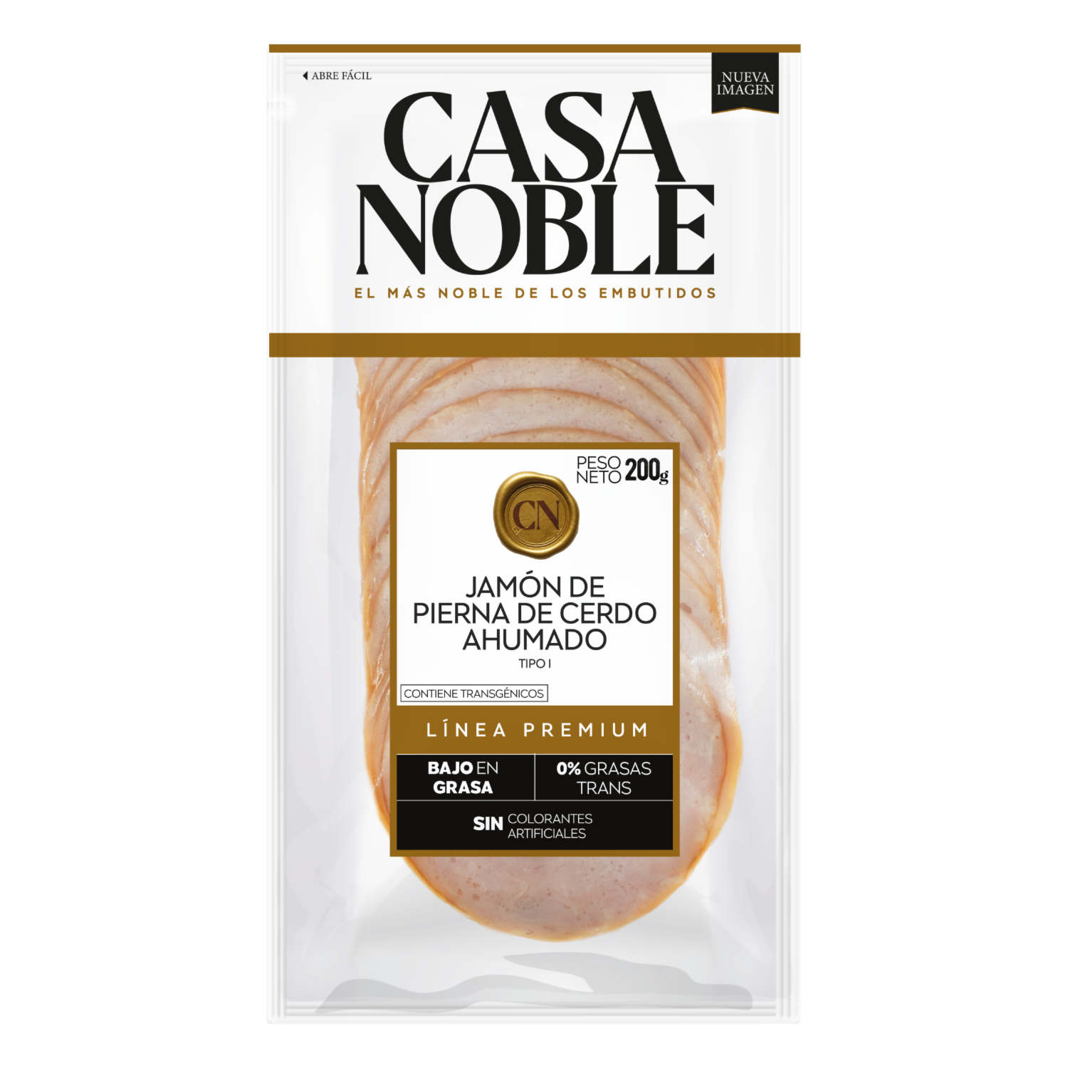 Jamón De Pierna De Cerdo Ahumado CASA NOBLE 200 G
