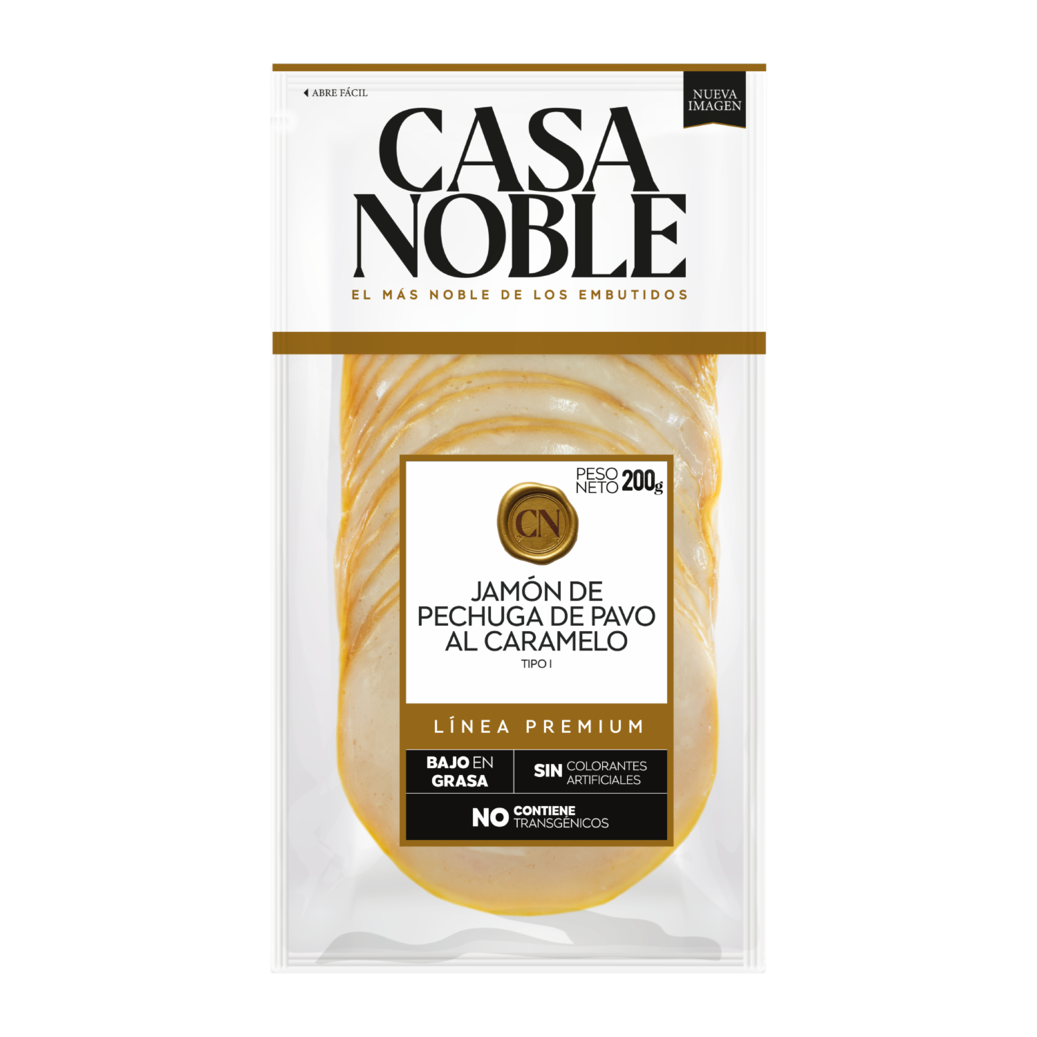 Jamón De Pechuga De Pavo Al Caramelo CASA NOBLE 200 G