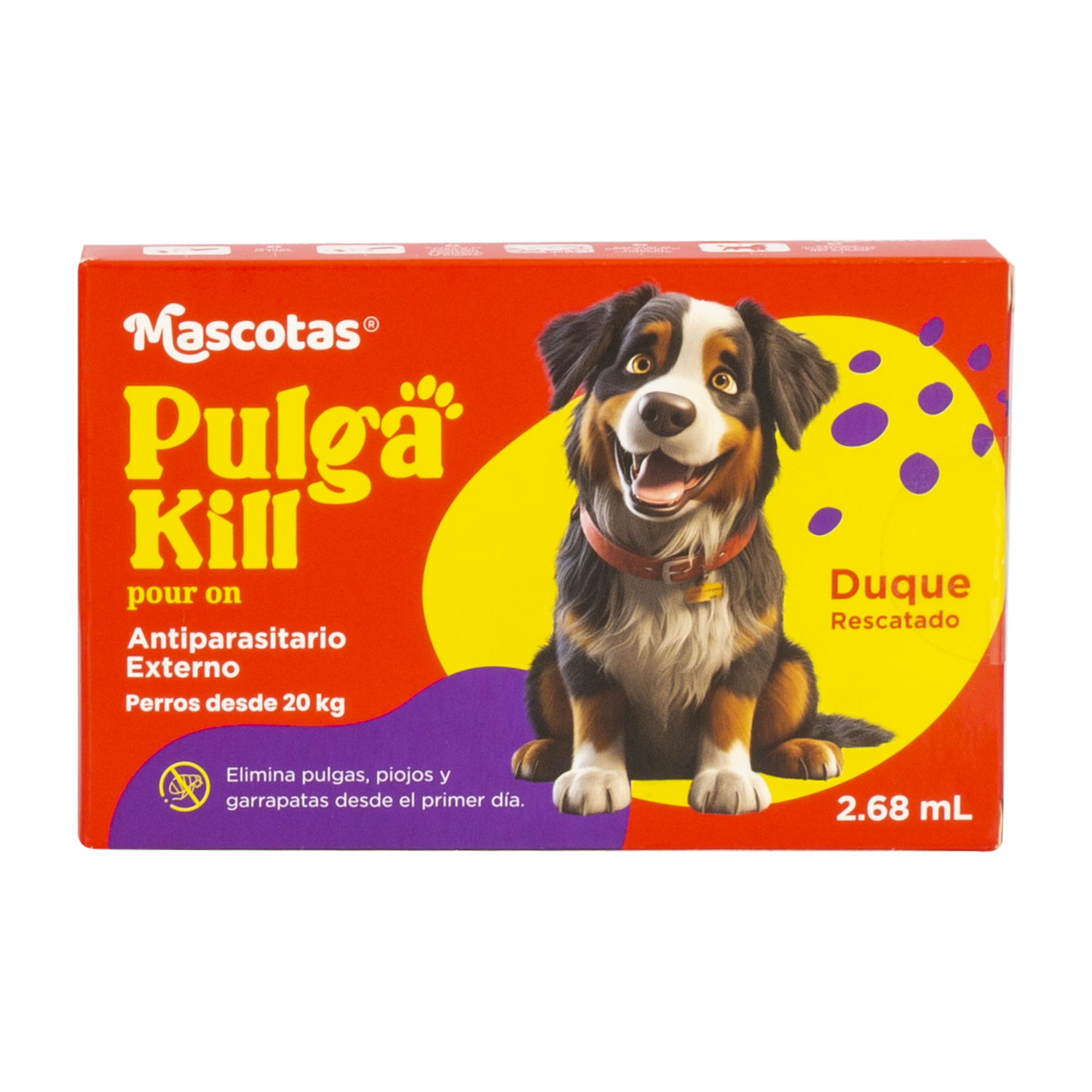 Pipeta Antipulgas Pour On PULGA KILL 2,68 Ml