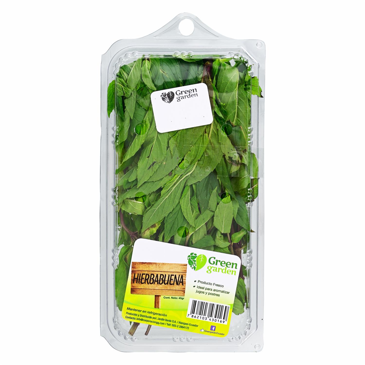 Hierba Buena Fresca GREEN GARDEN 45 G