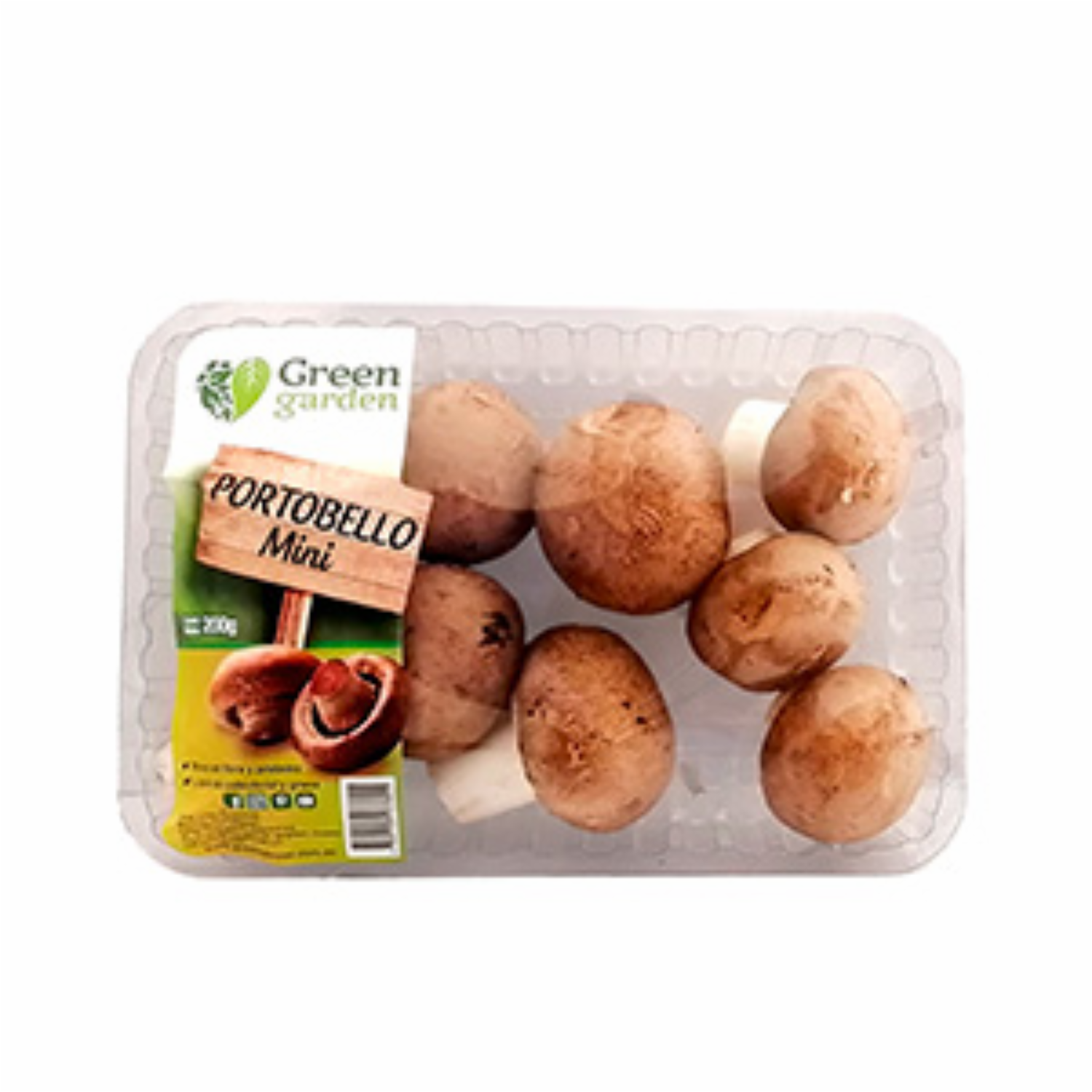 Champiñón Portobello Baby GREEN GARDEN 200 G