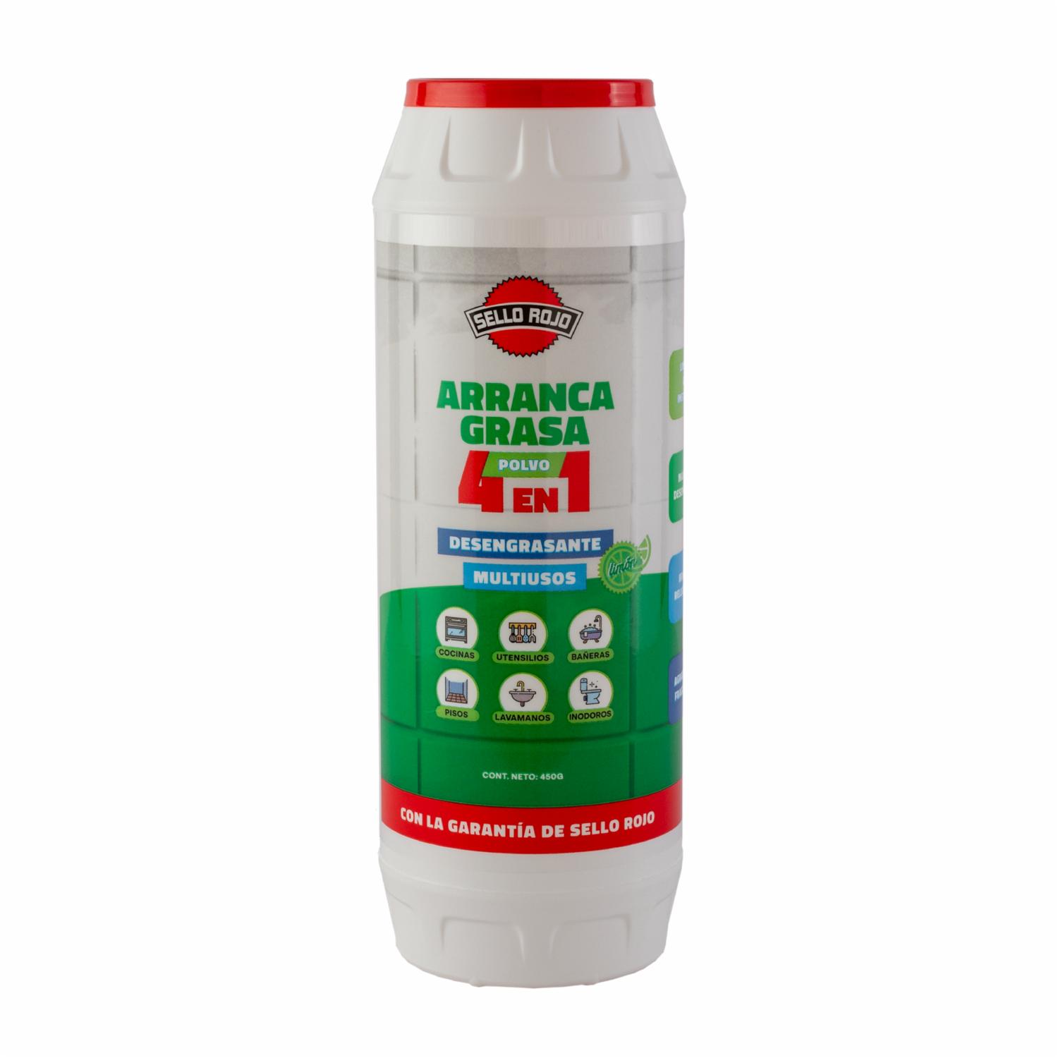 Limpiador Arranca Grasa SELLO ROJO 450 G