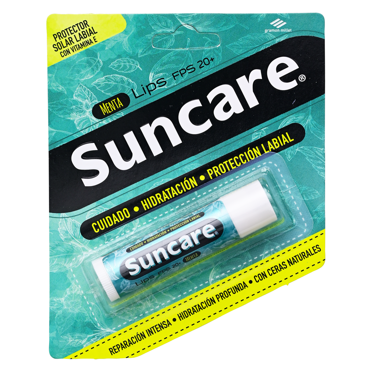 Bálsamo Labial Con Factor De Protección Solar 20 Menta SUNCARE 4.40 G
